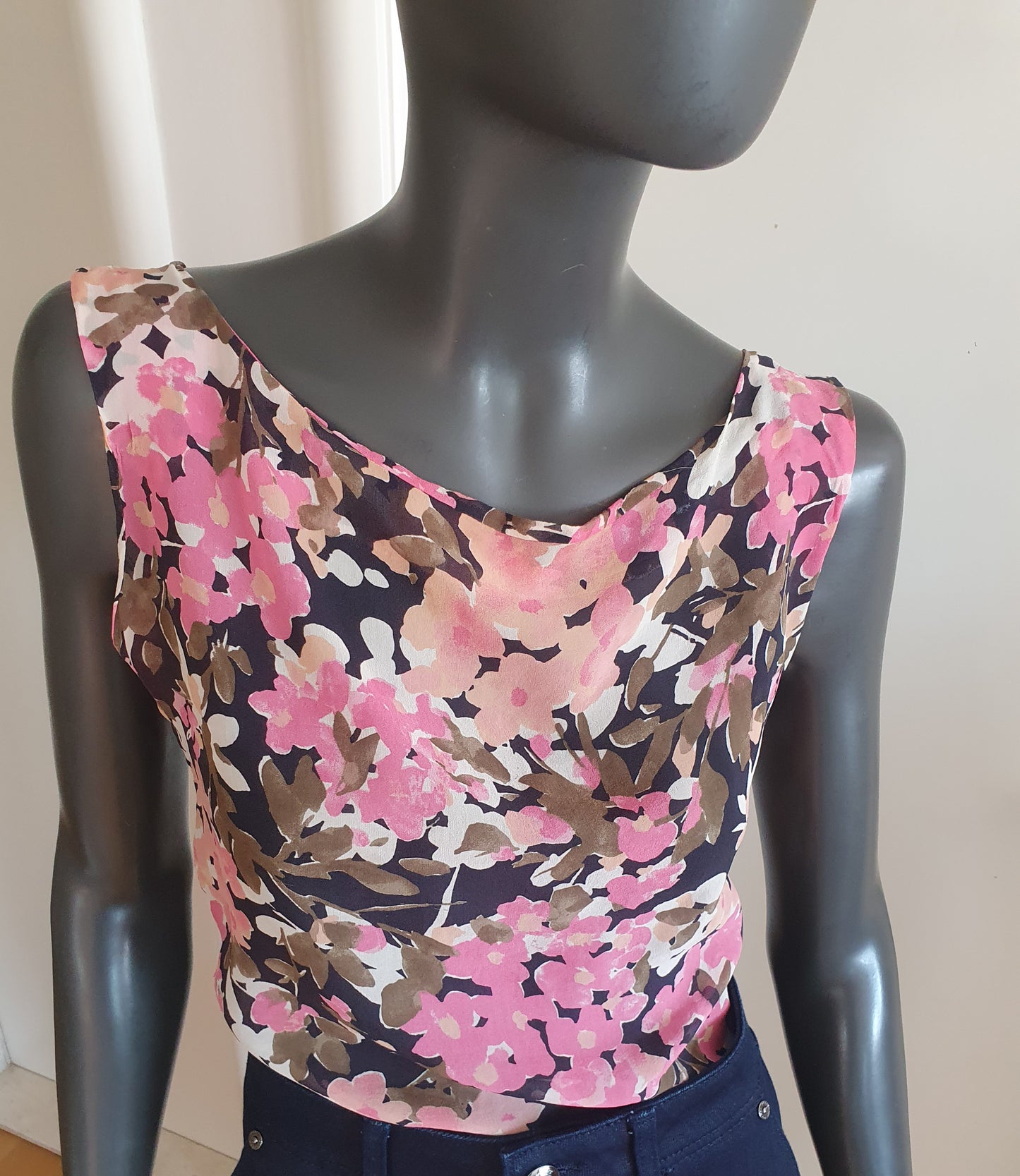 vintage svileni top