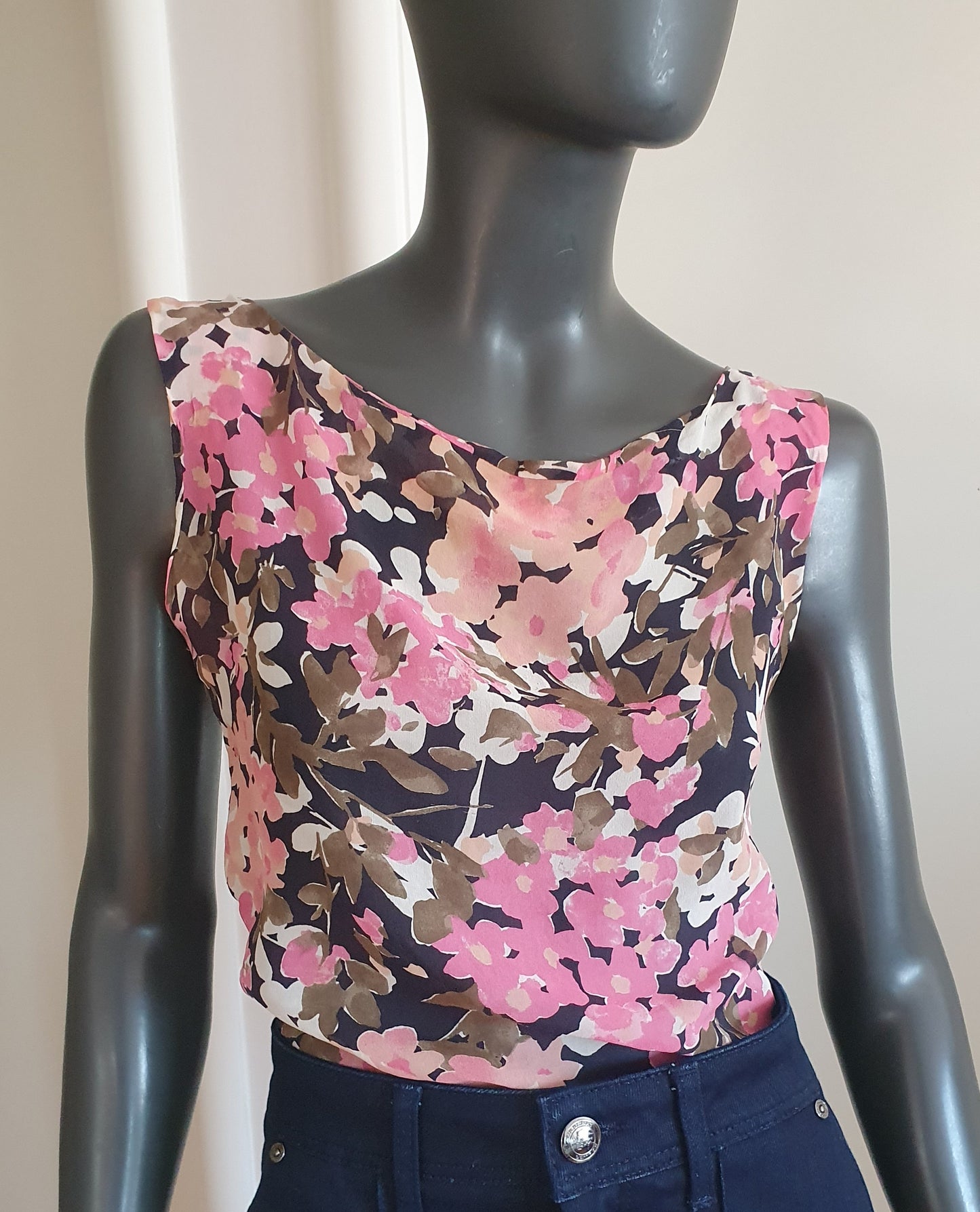 vintage svileni top