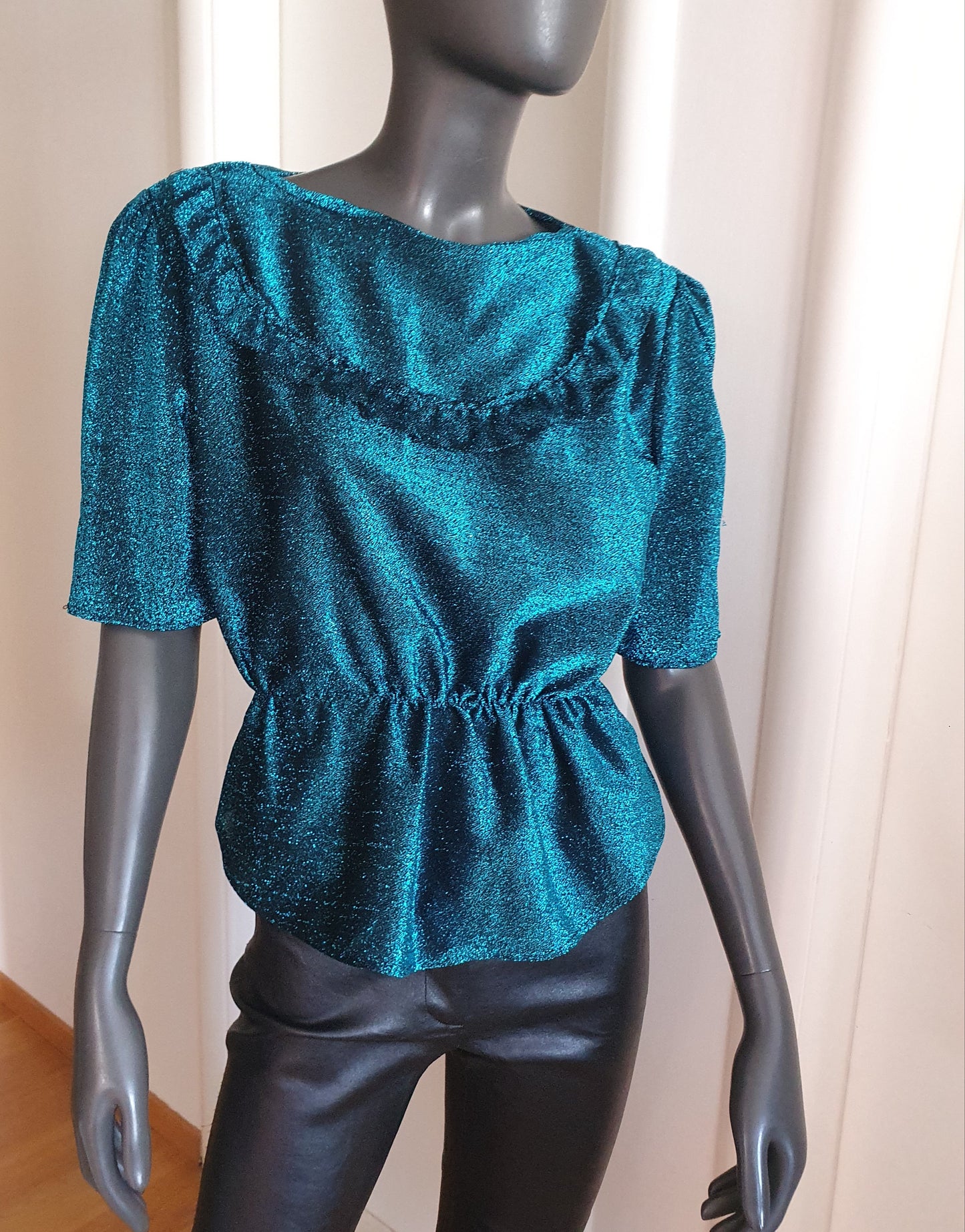 vintage bluza/top sa sjajem