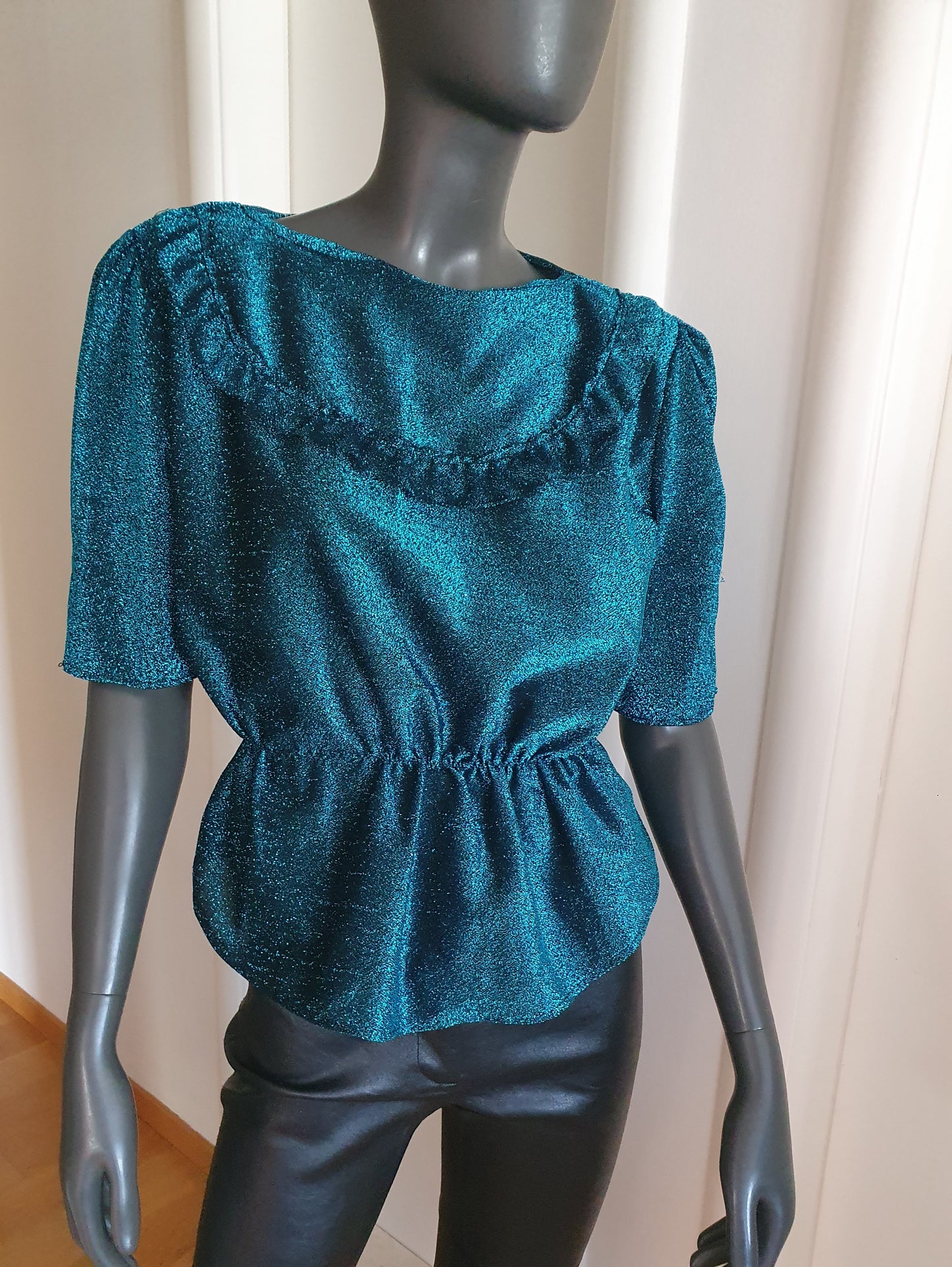 vintage bluza/top sa sjajem