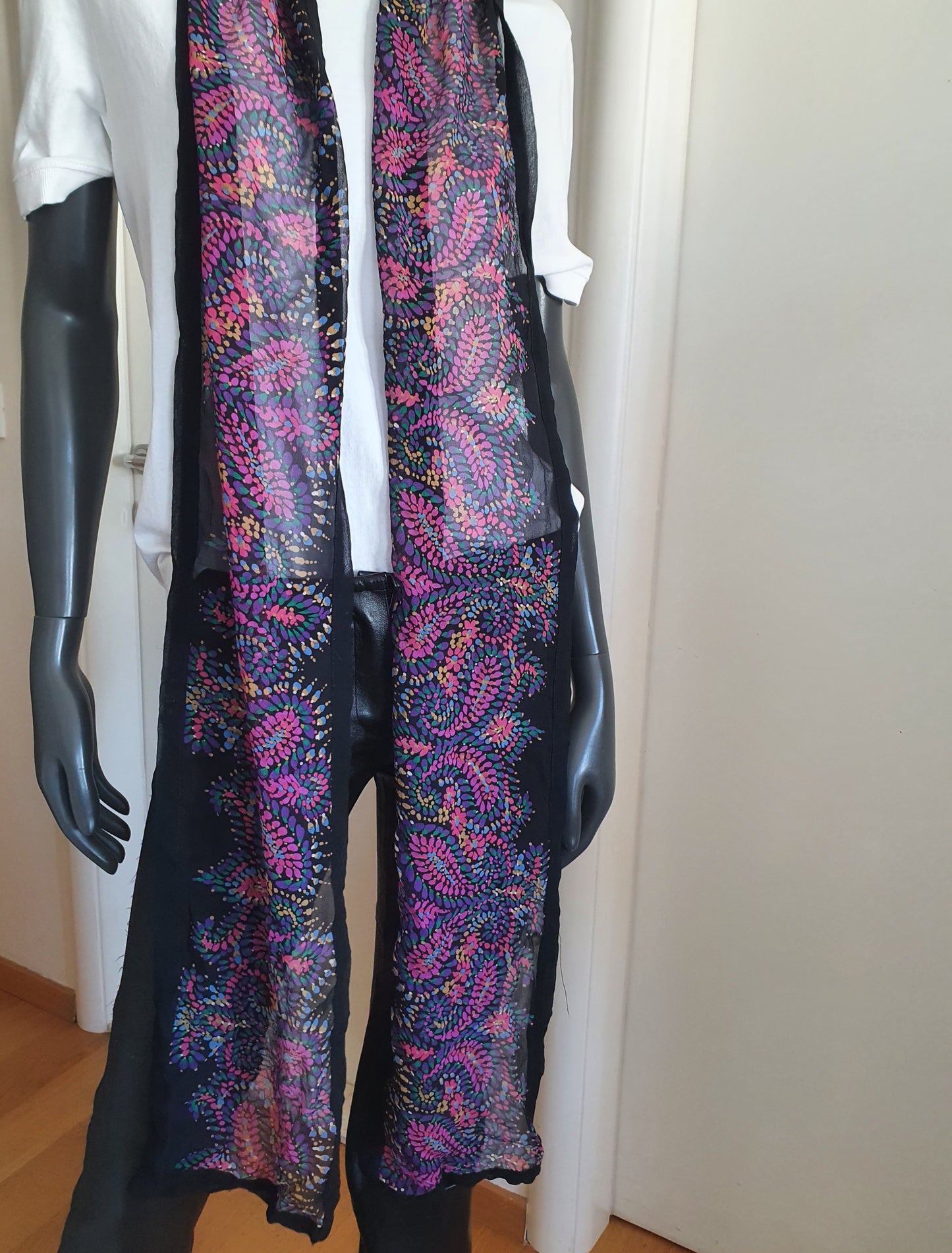 vintage svilena marama