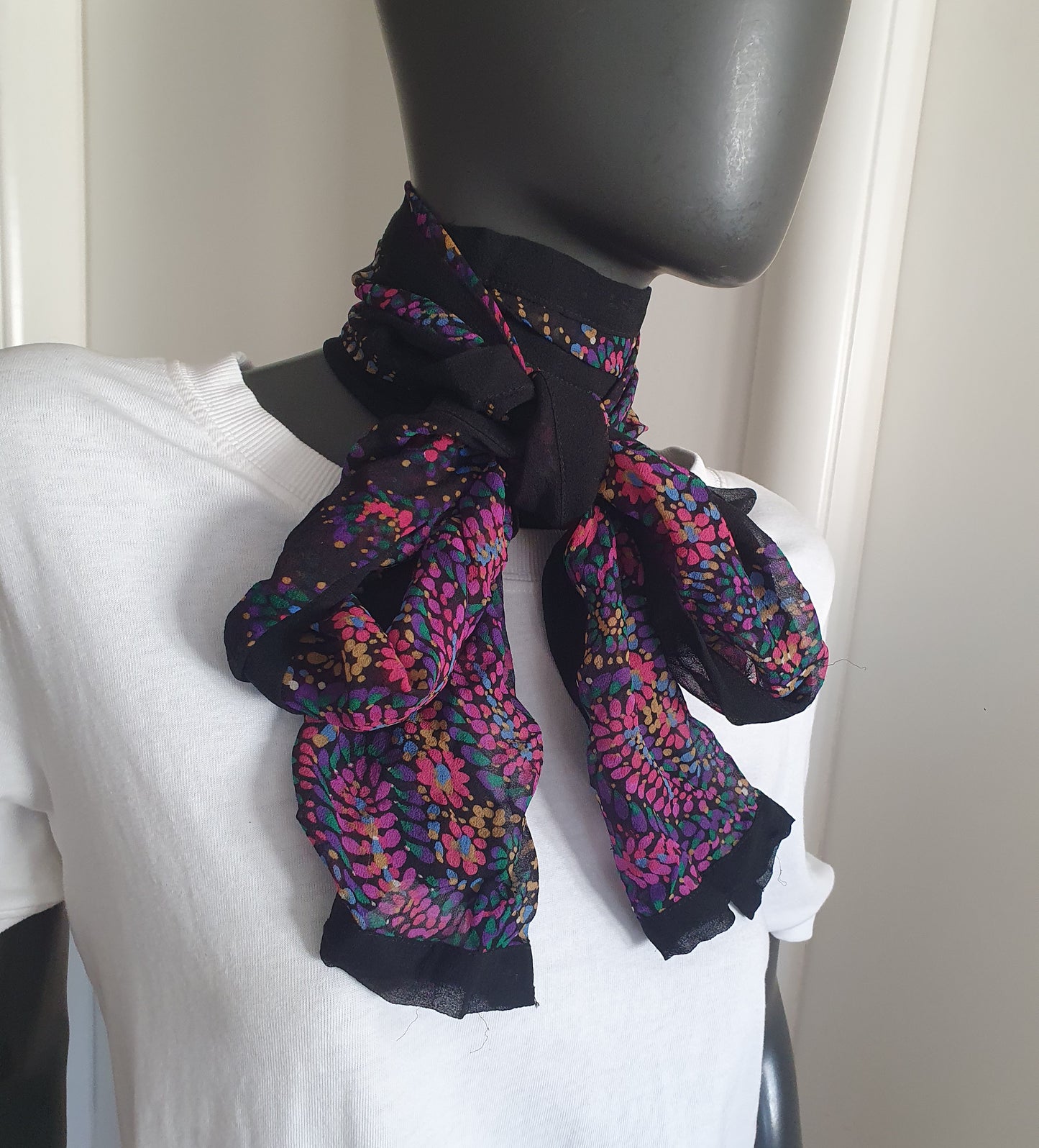vintage svilena marama
