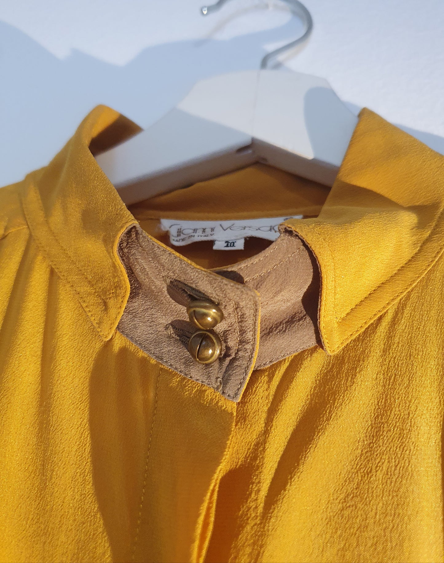 GIANNI VERSACE vintage košulja, 100% svila