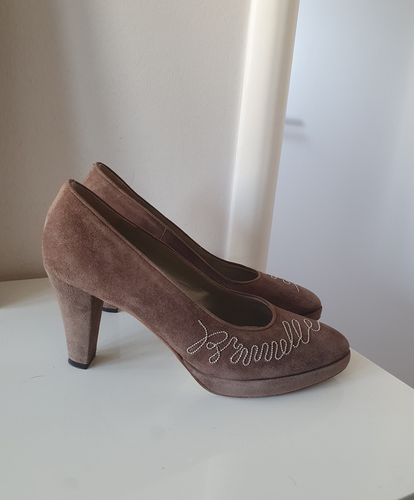 BRUNELLA cipele, brušena koža, broj 38