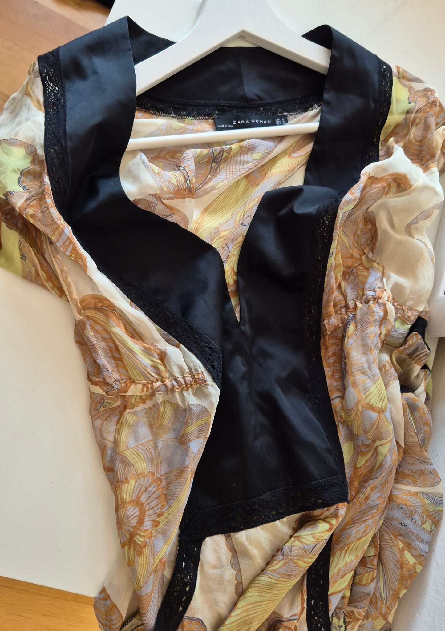 ZARA haljina/tunika, 100% svila