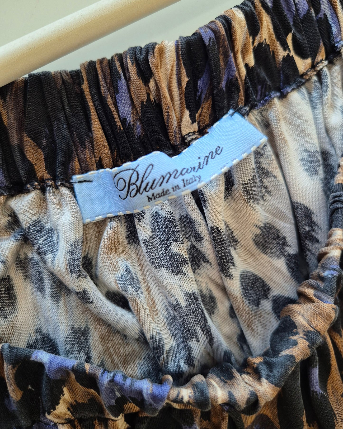 BLUMARINE leopard haljina, 100% svila