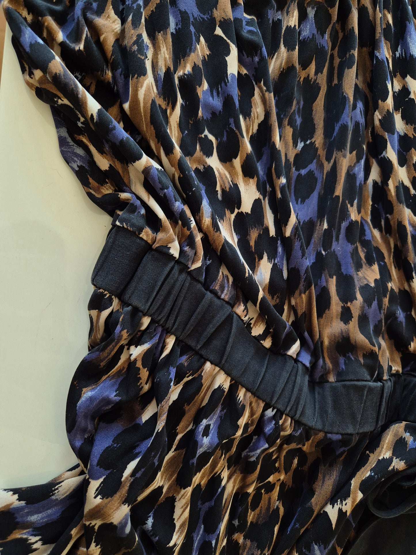 BLUMARINE leopard haljina, 100% svila