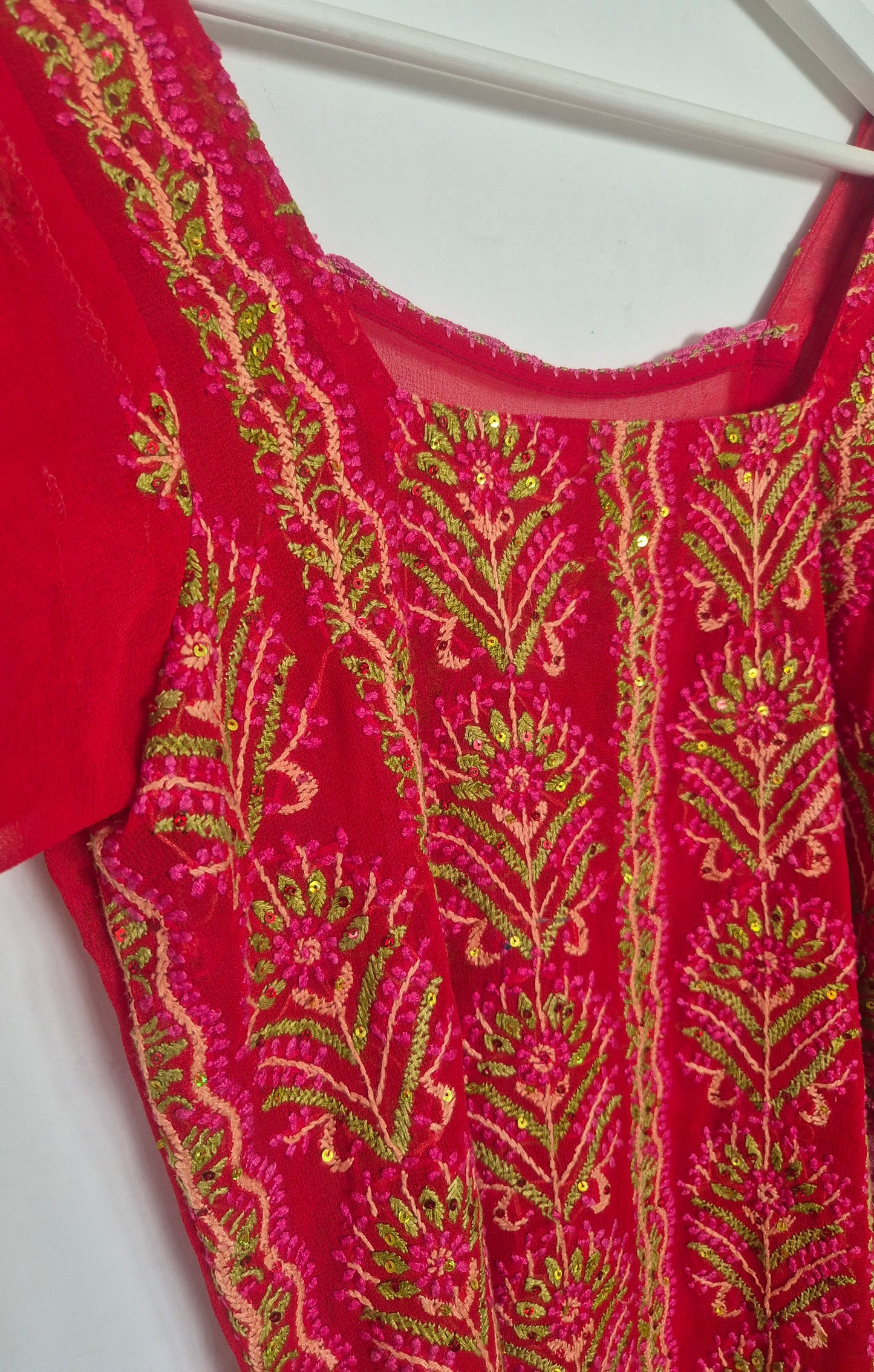 crvena vintage boho bluza s puno detalja ❤️