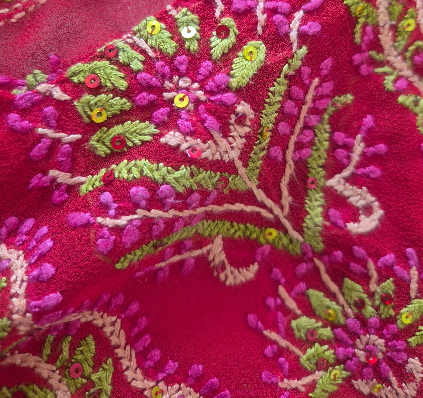crvena vintage boho bluza s puno detalja ❤️