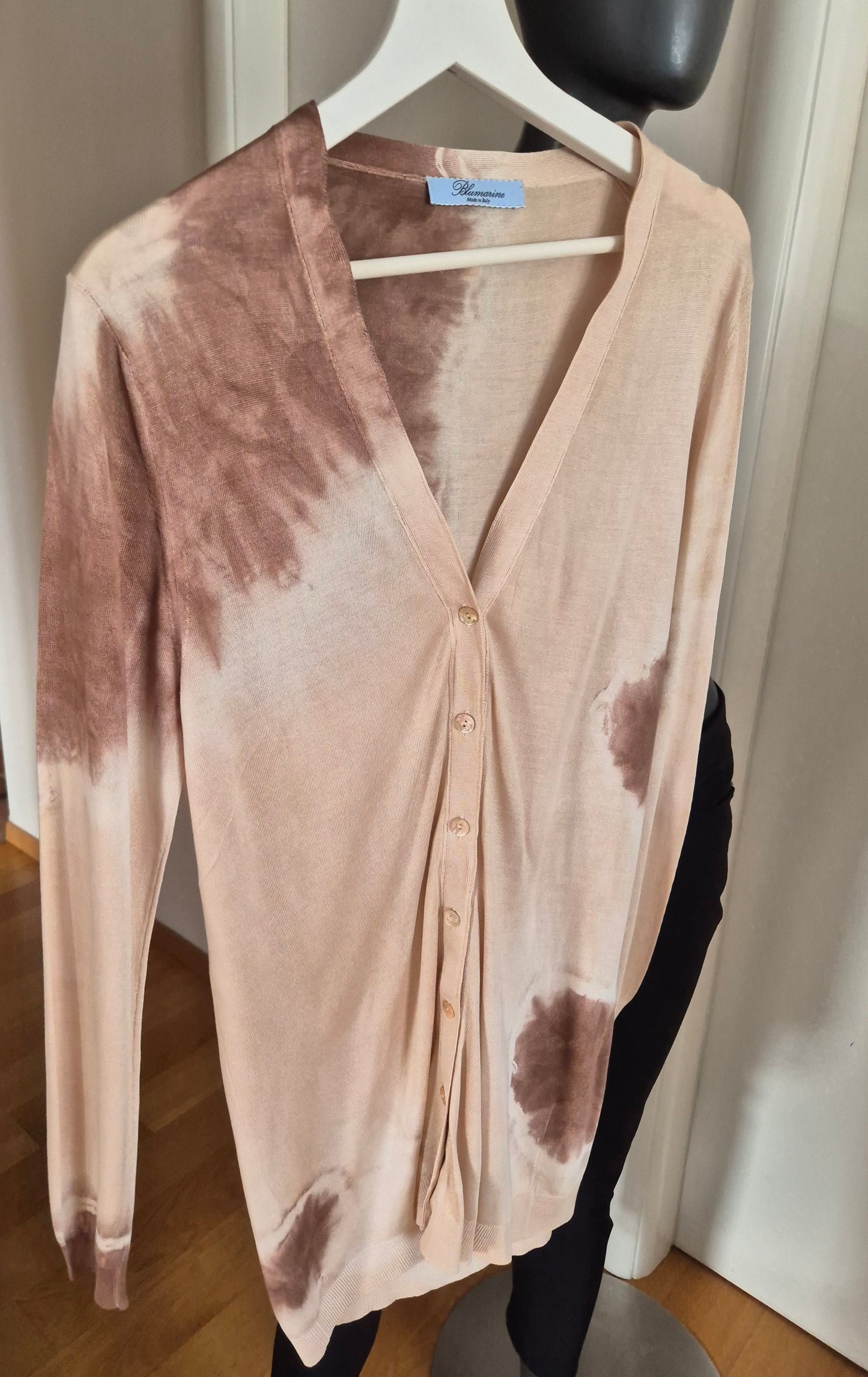 BLUMARINE kardigan, lagano pletivo od svile ili svile-pamuka