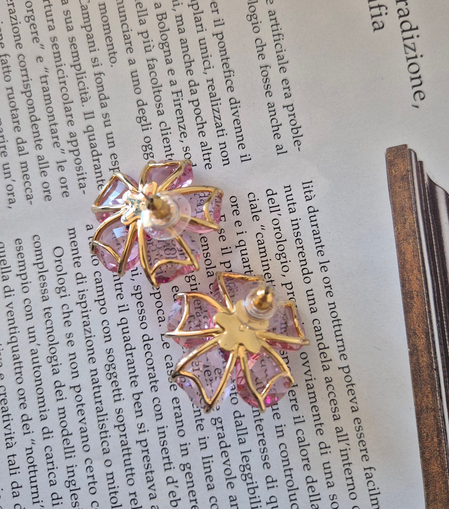 SWAROVSKI naušnice, kristali i pozlata, nove 🌸