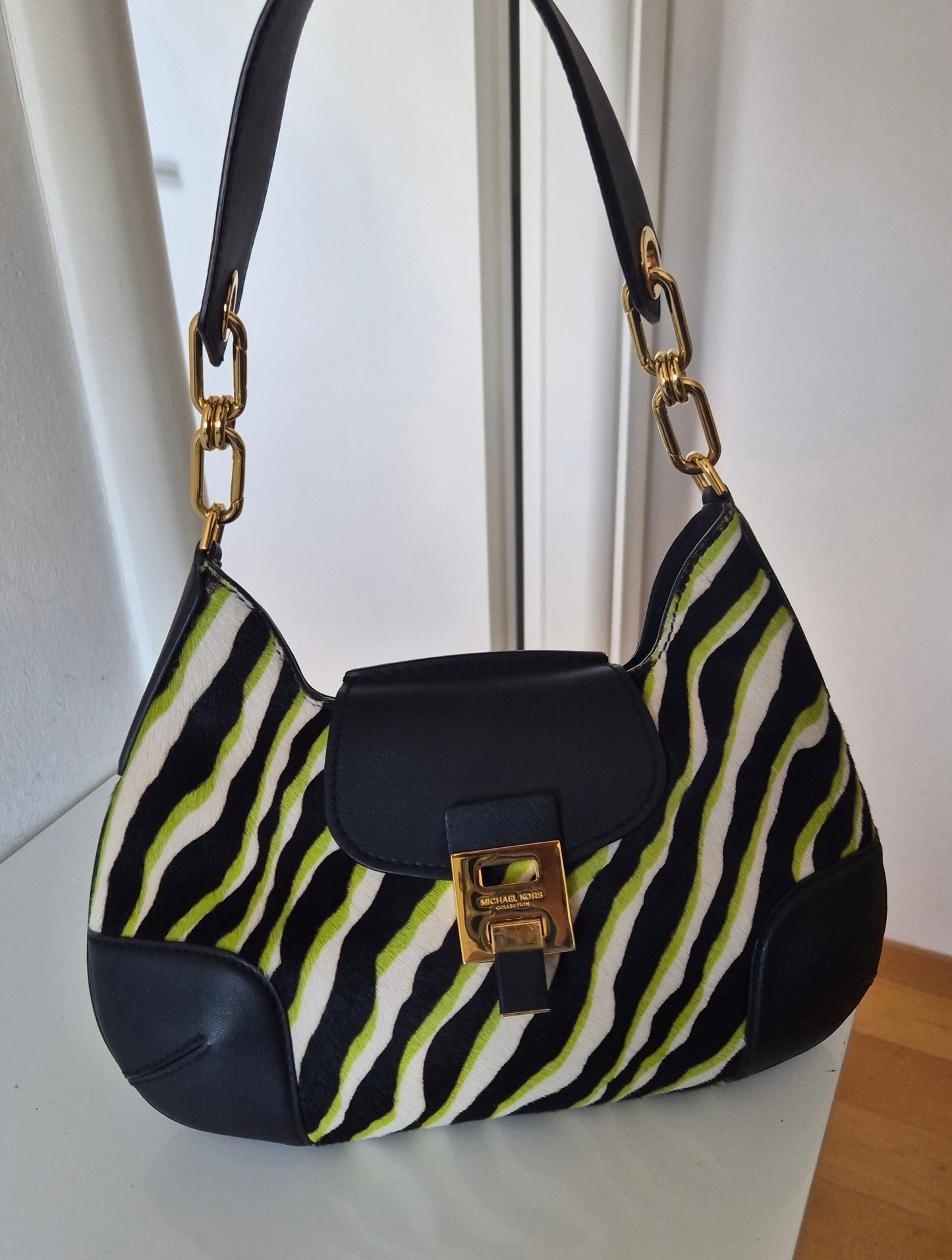 MICHAEL KORS torba, koža i dlaka