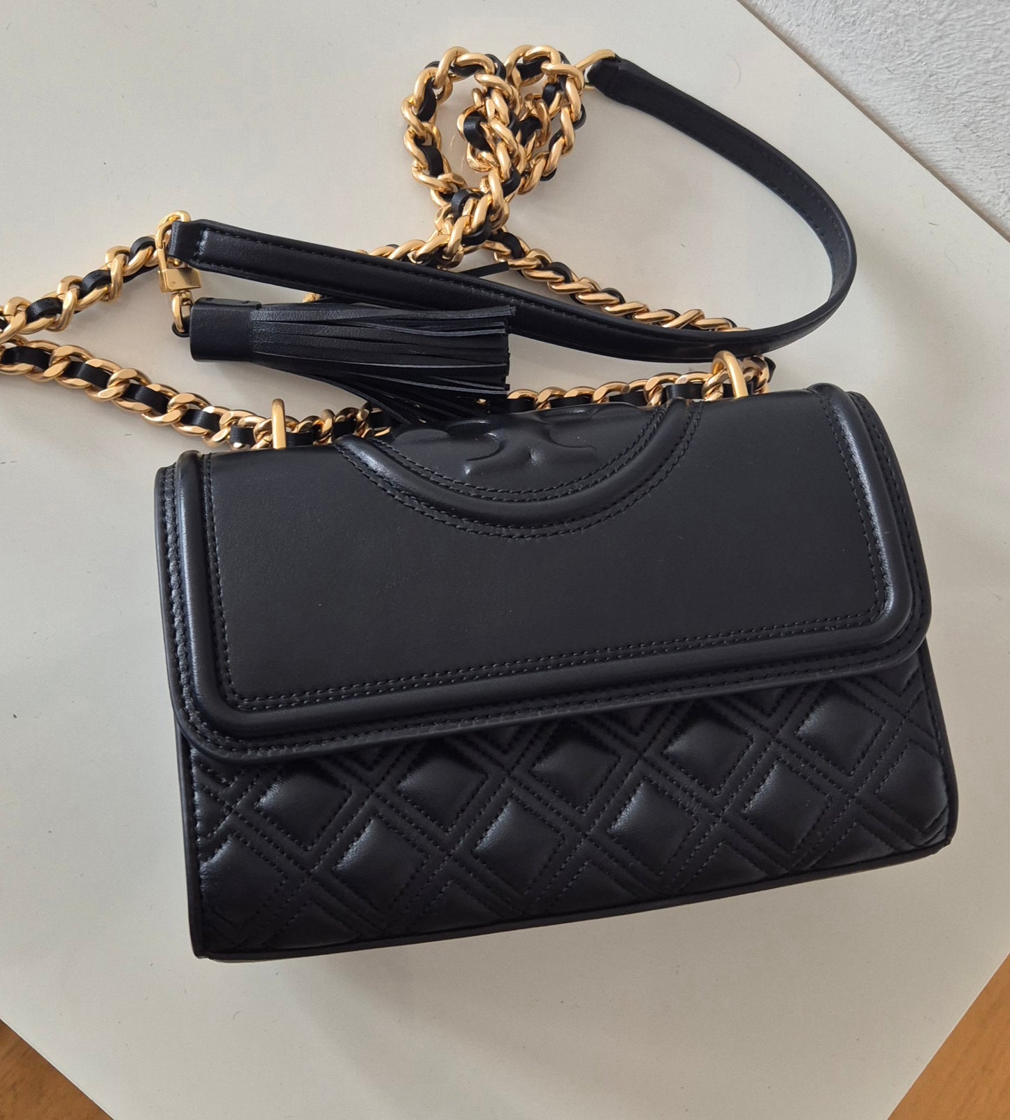 TORY BURCH Fleming torba, koža, nova 🖤