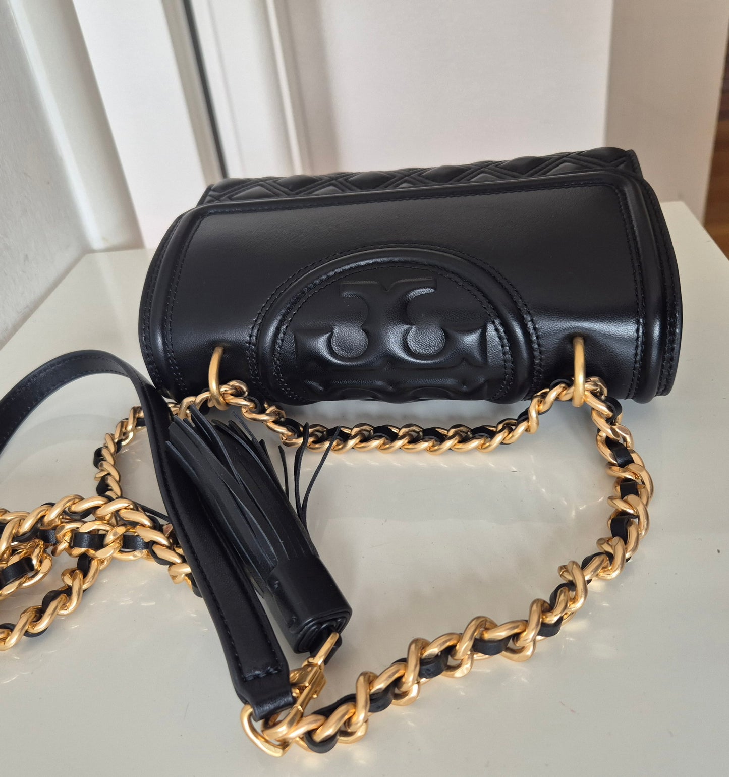 TORY BURCH Fleming torba, koža, nova 🖤
