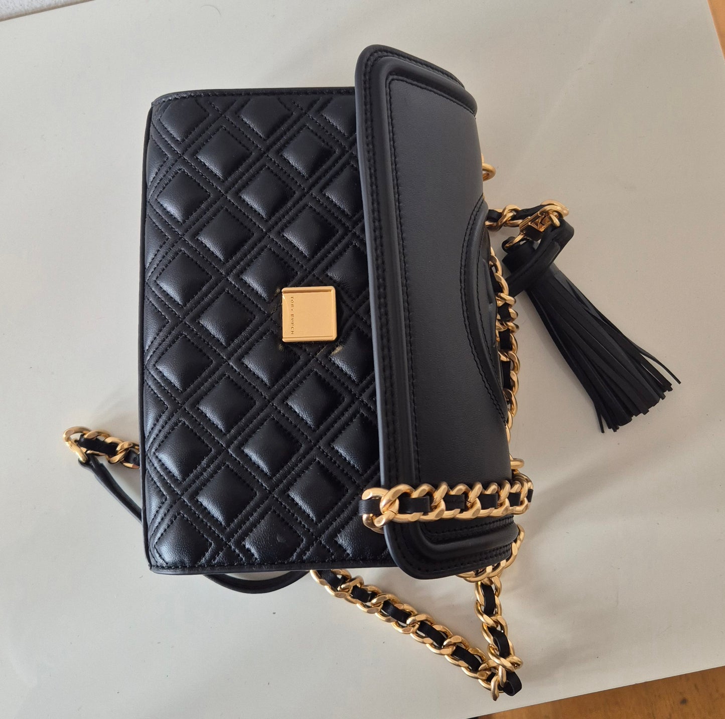 TORY BURCH Fleming torba, koža, nova 🖤
