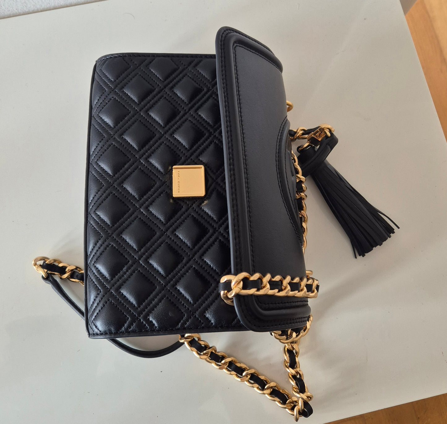TORY BURCH Fleming torba, koža, nova 🖤