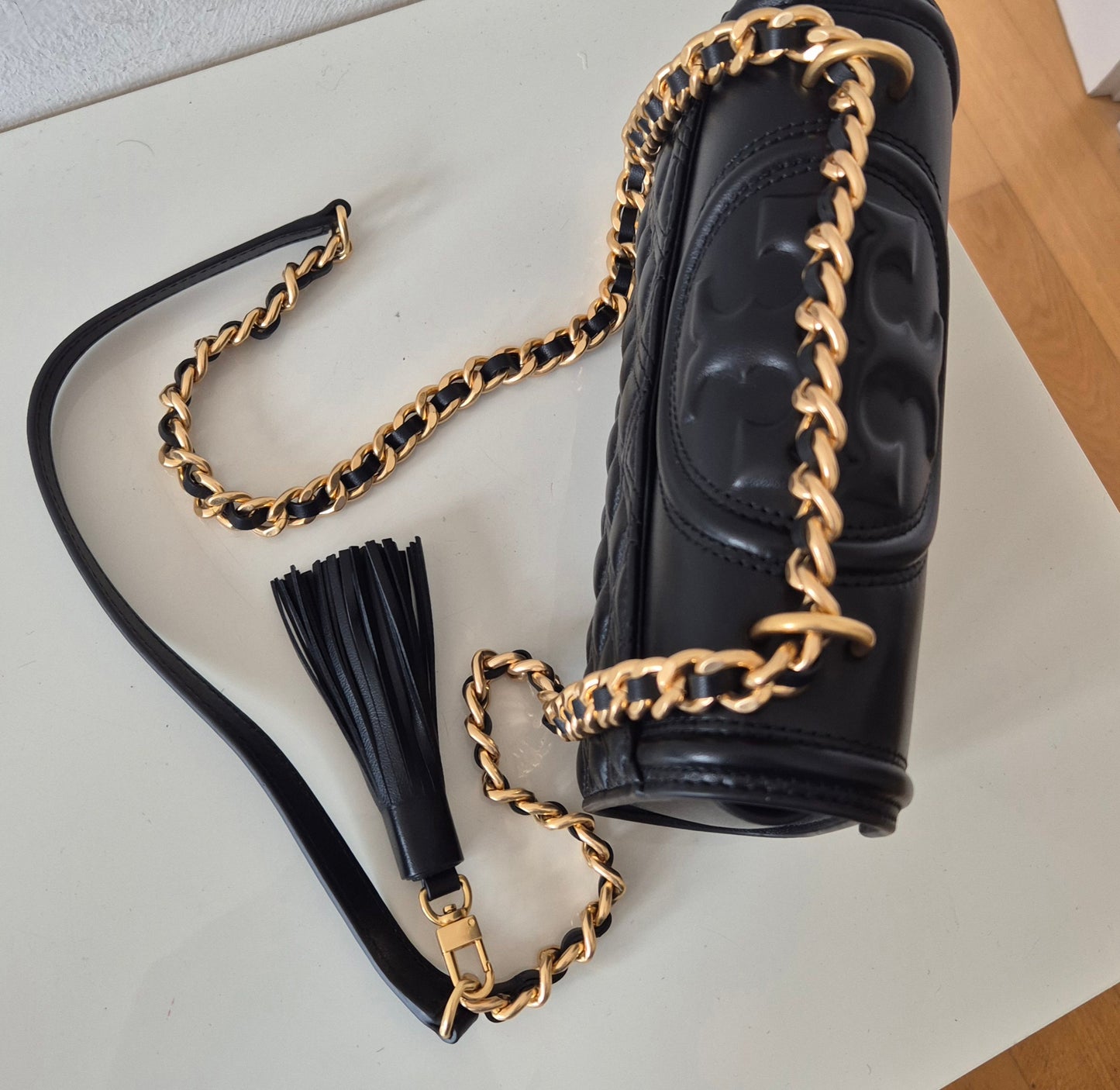 TORY BURCH Fleming torba, koža, nova 🖤