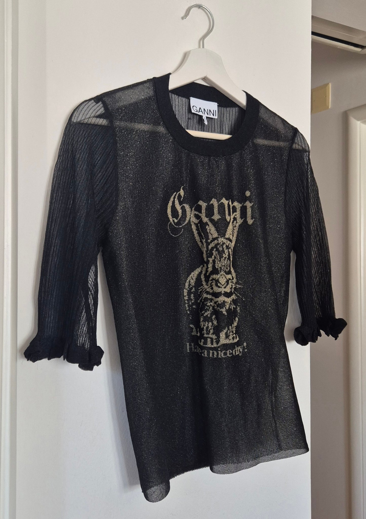 GANNI mesh top, novi 🖤