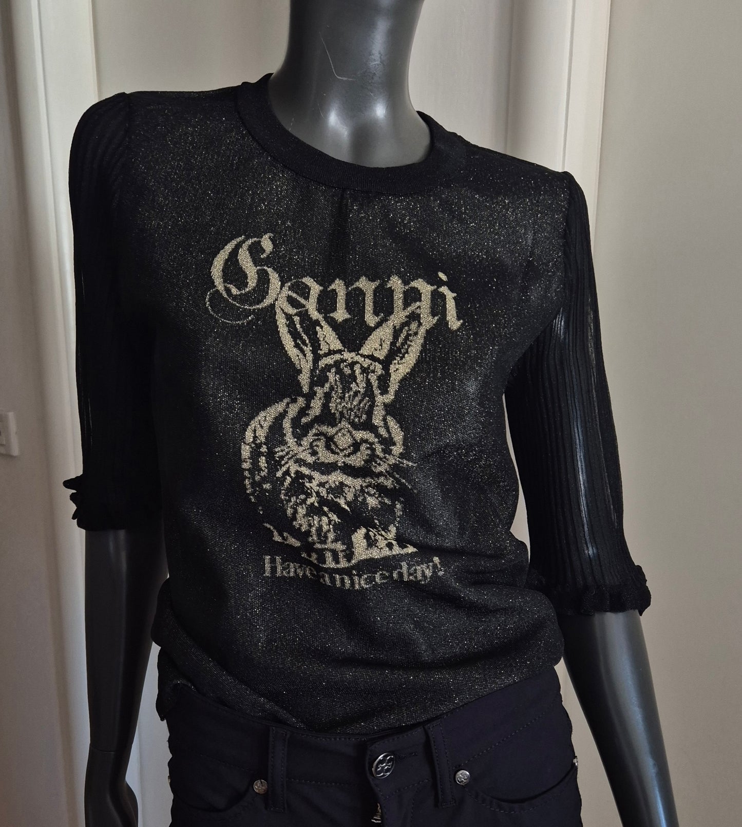 GANNI mesh top, novi 🖤