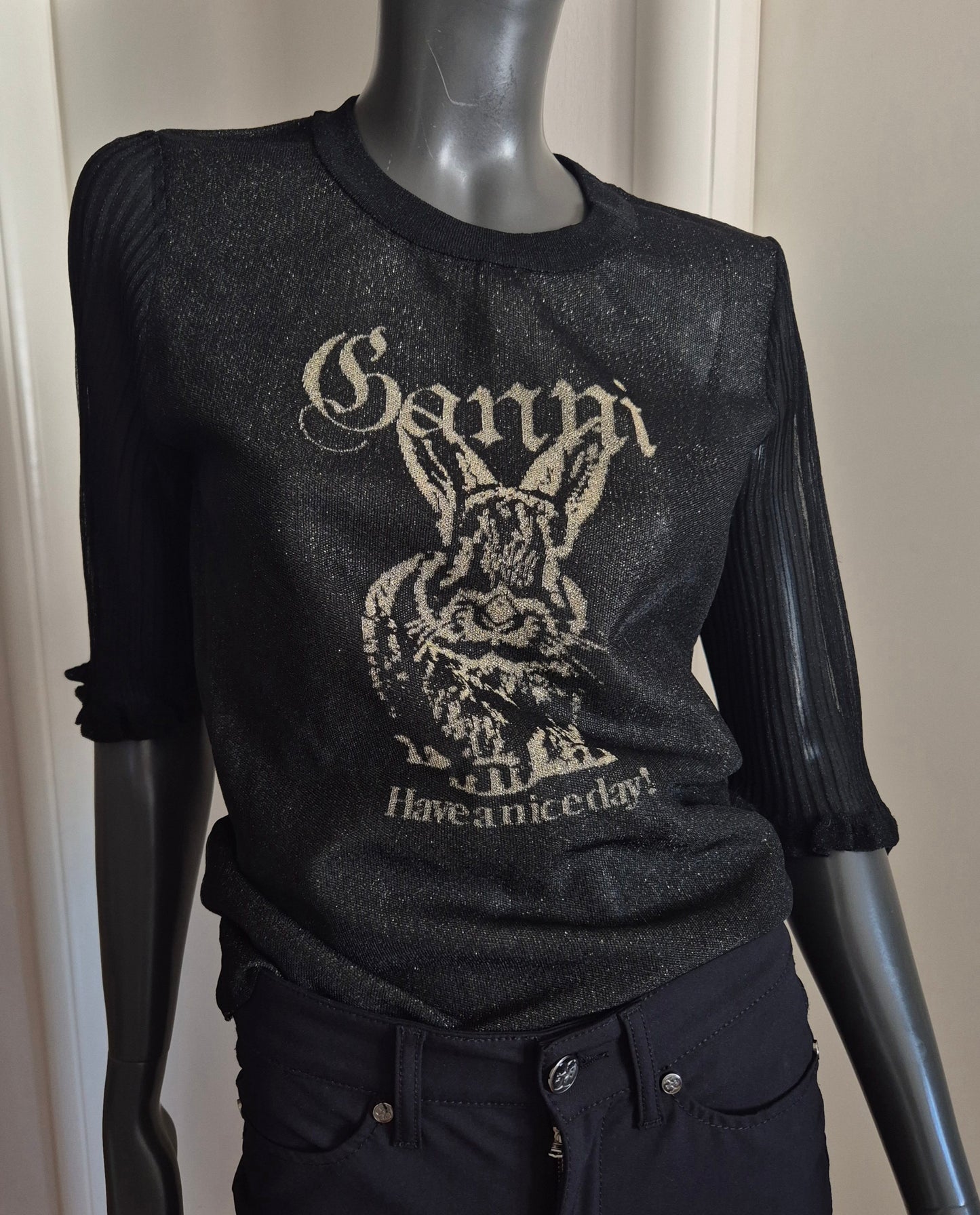 GANNI mesh top, novi 🖤