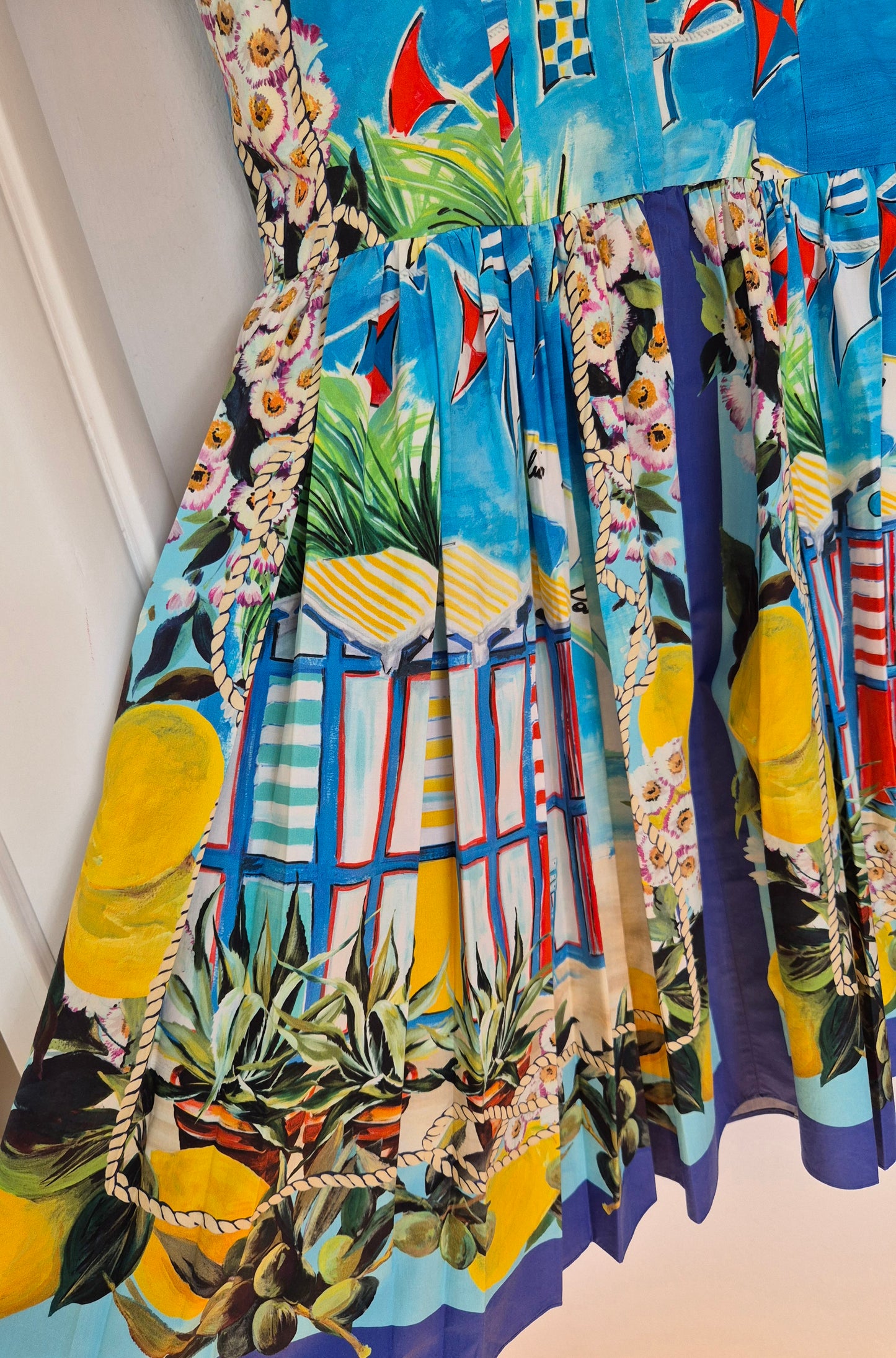 DOLCE & GABBANA prekrasna haljina, Portofino limitirana kolekcija