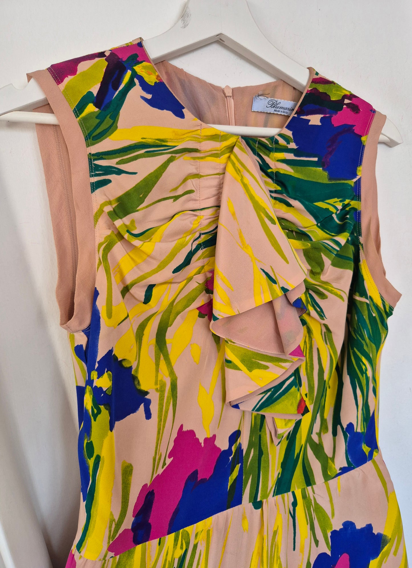 BLUMARINE haljina, 100% svila, nova