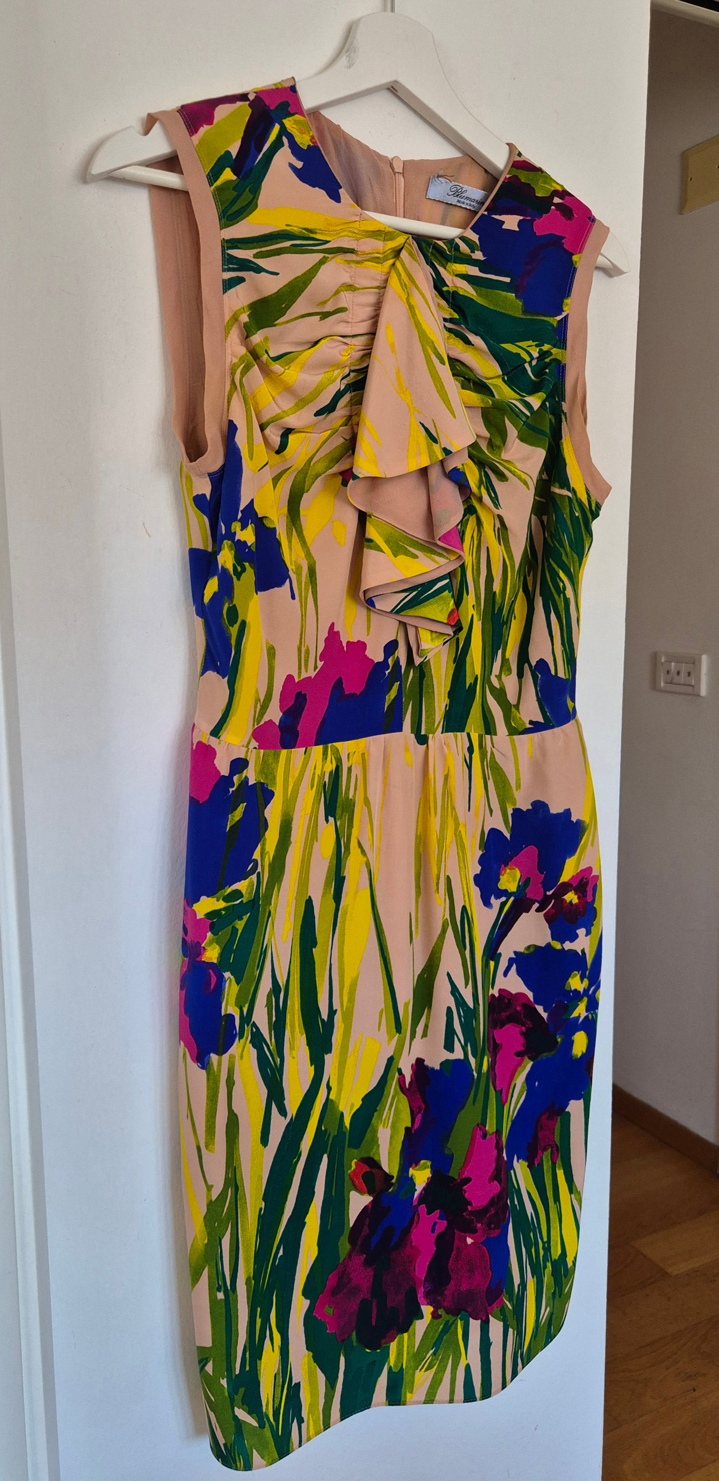 BLUMARINE haljina, 100% svila, nova