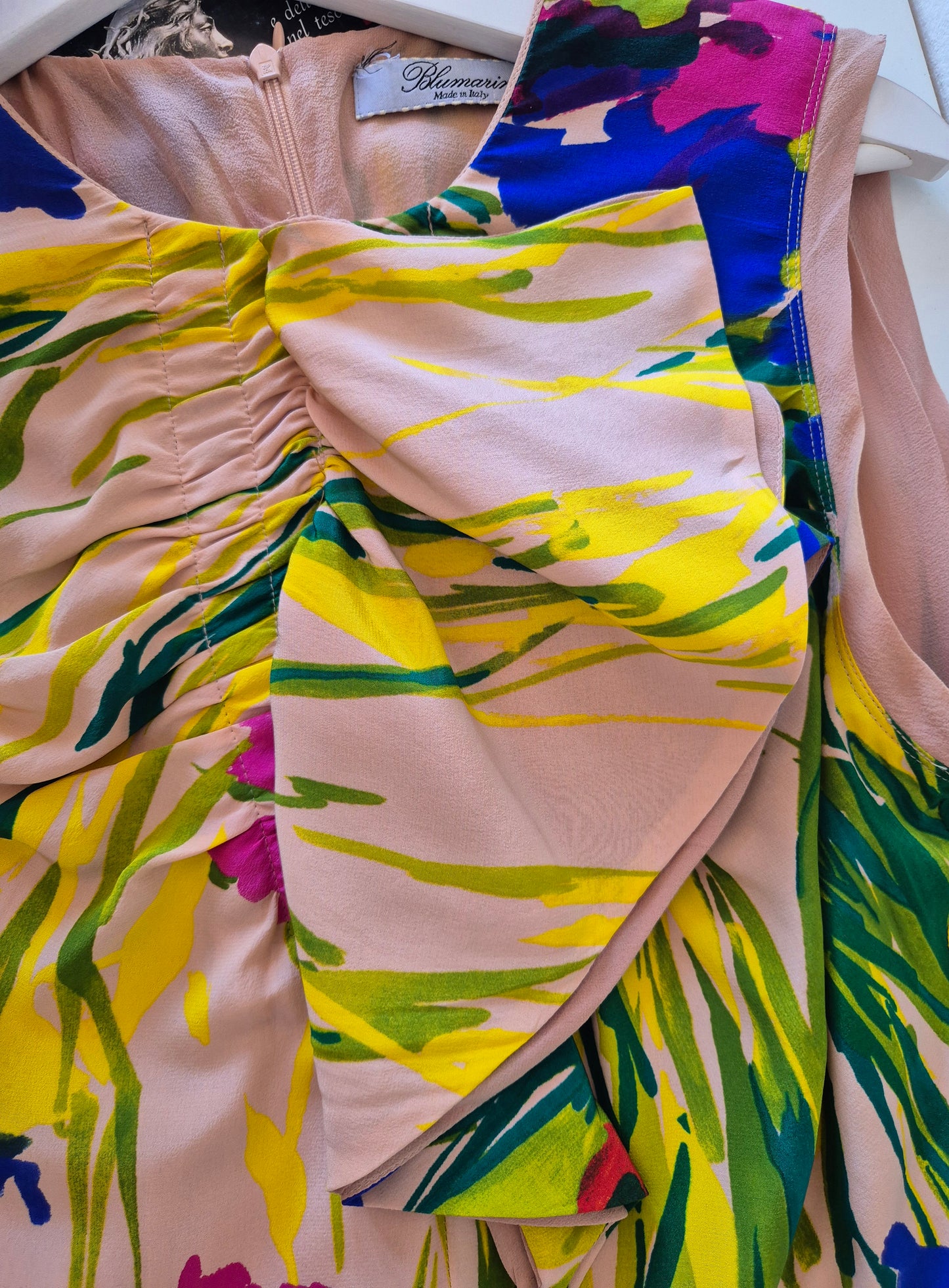 BLUMARINE haljina, 100% svila, nova