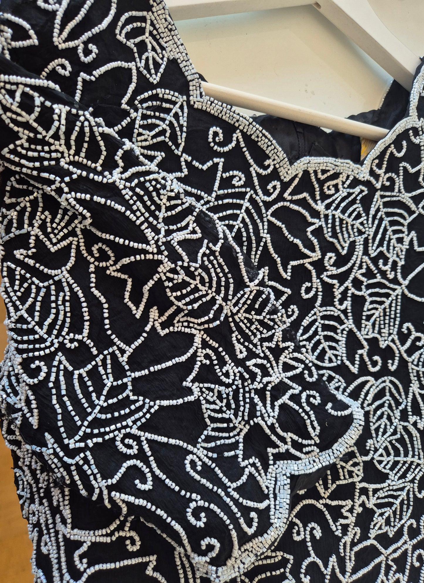 GINA BACCONI bluza/tunika, svila s perlicama