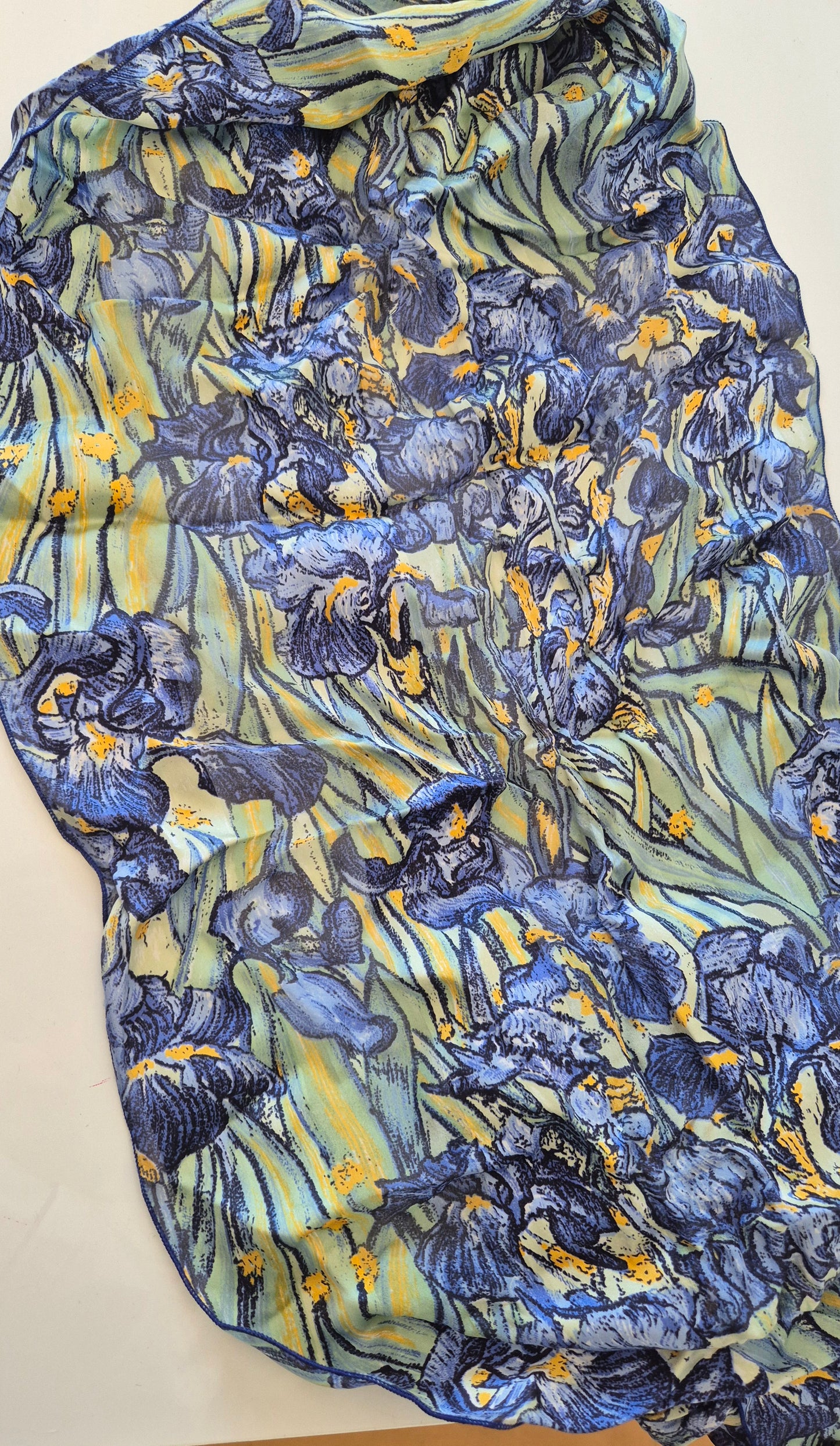 ANNE CRESPELLE Paris marama, 100% svila, vintage