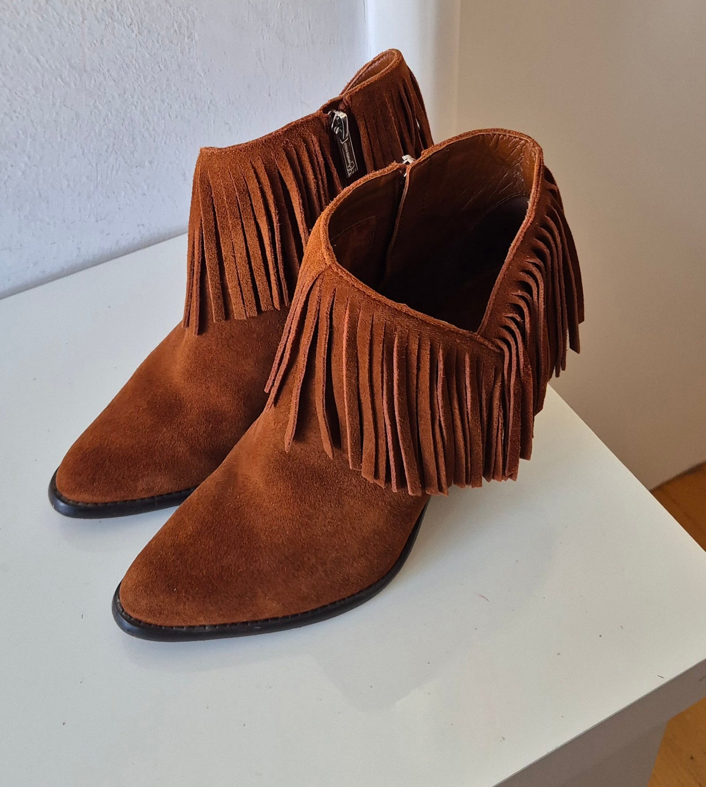 JESSICA SIMPSON čizme, brušena koža, broj 39