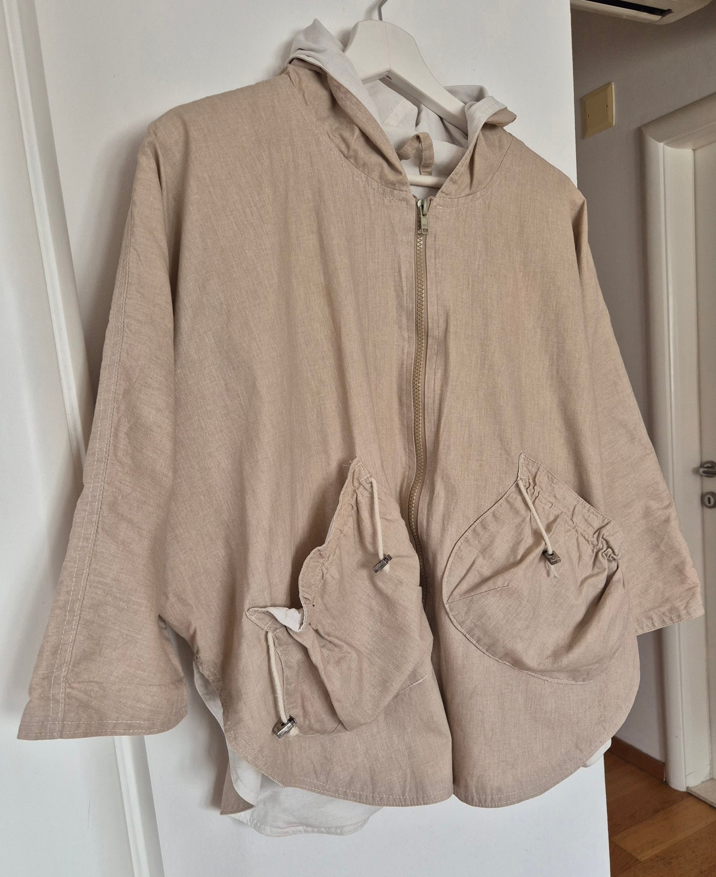 vintage jakna/parka s neobičnim džepovima