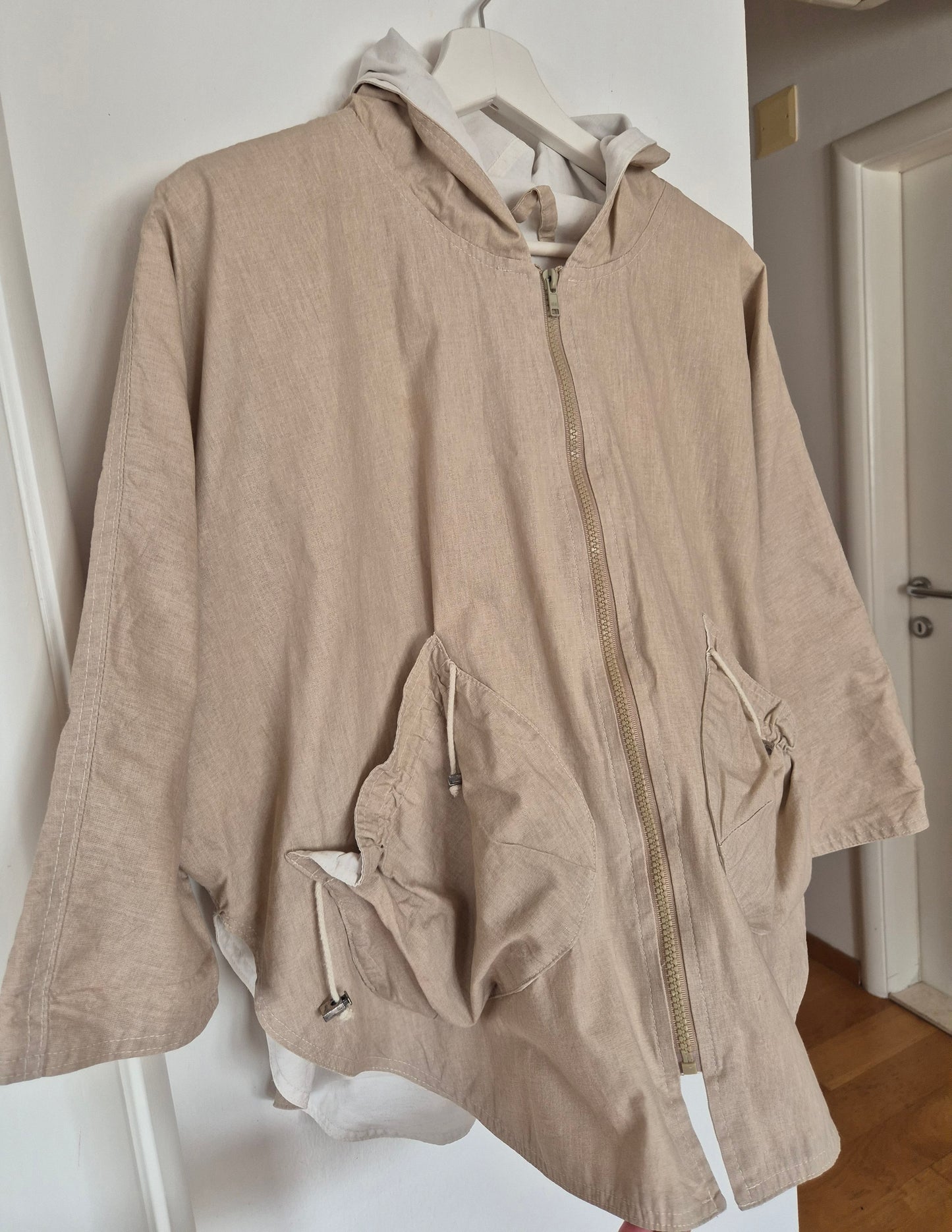 vintage jakna/parka s neobičnim džepovima