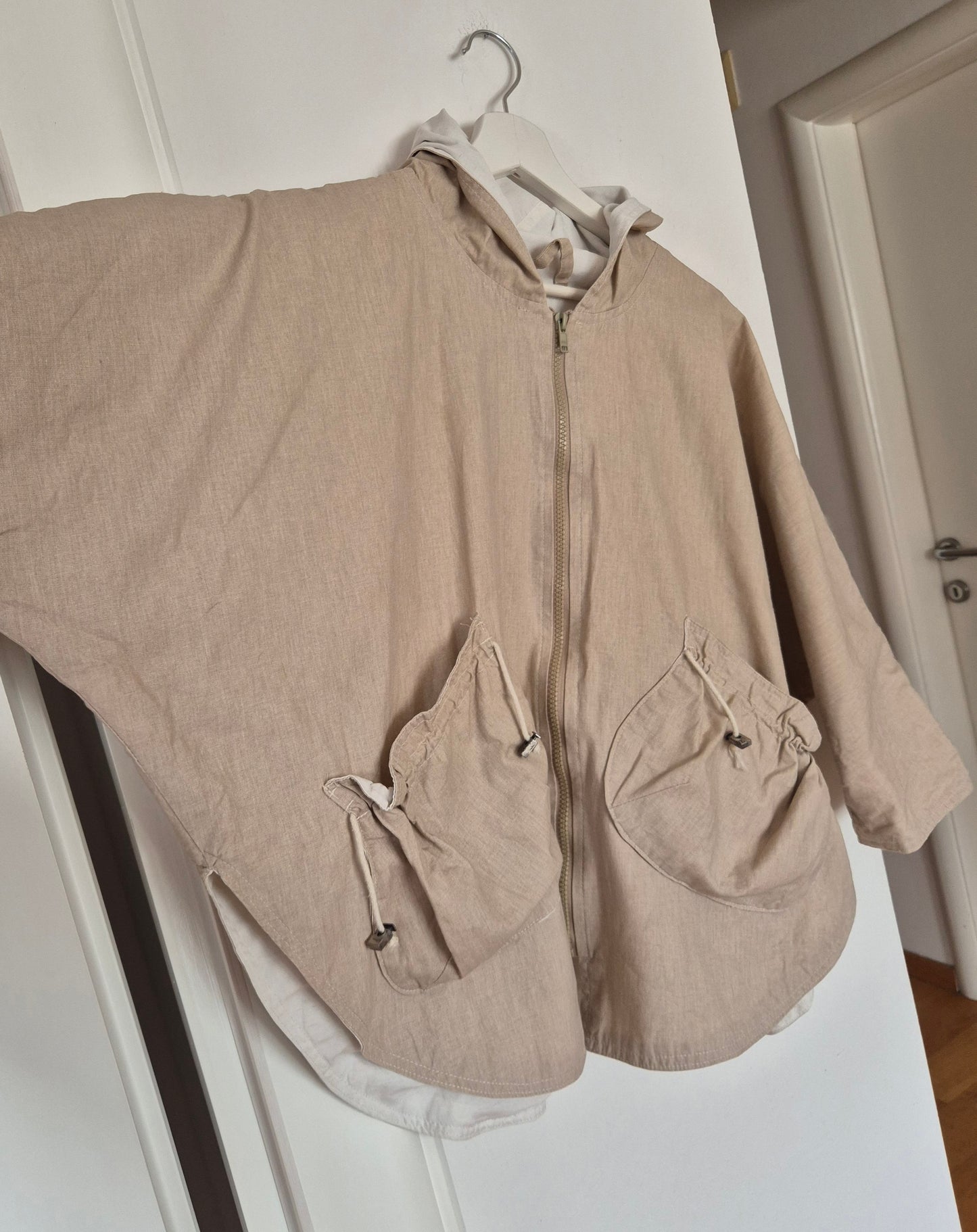 vintage jakna/parka s neobičnim džepovima
