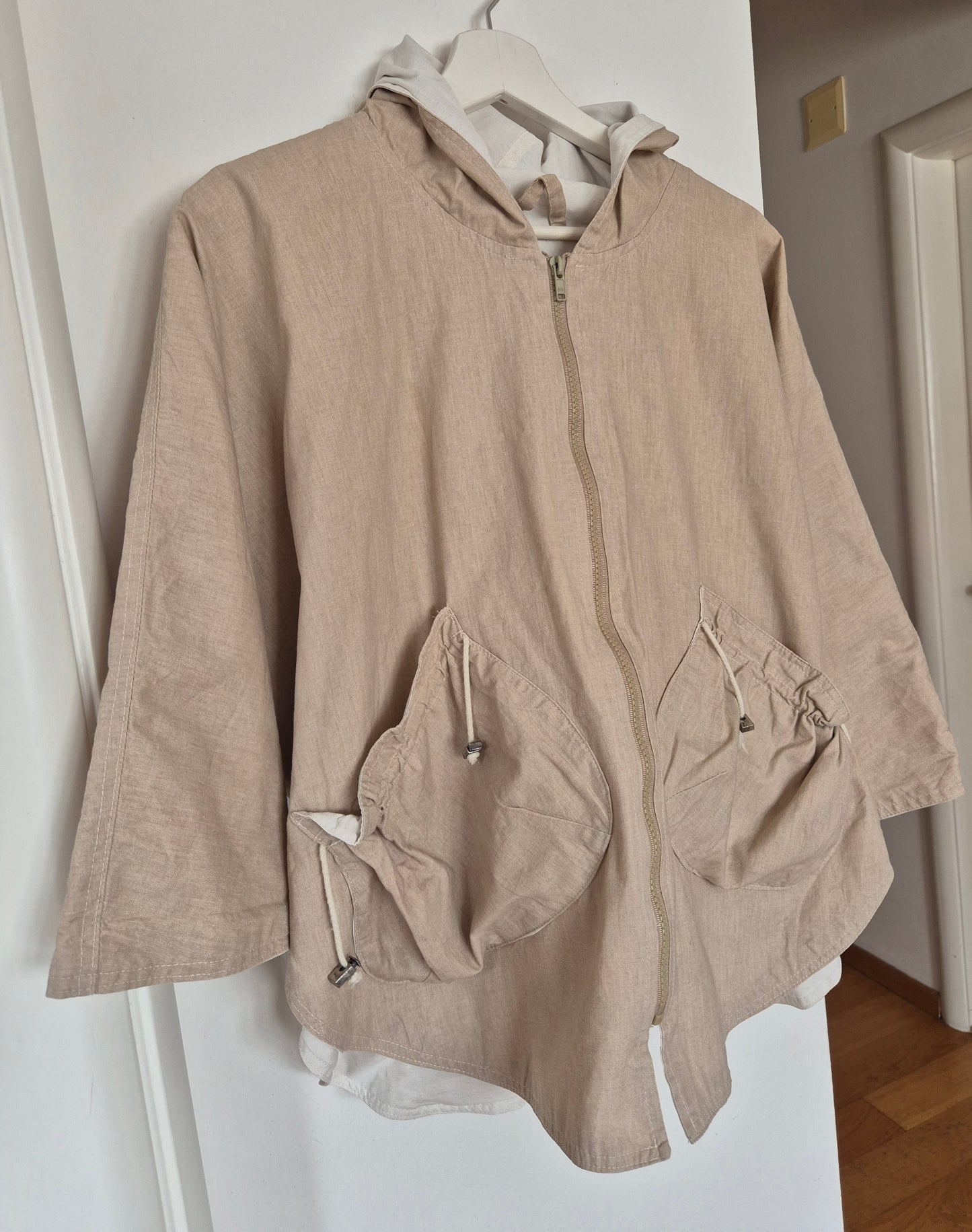 vintage jakna/parka s neobičnim džepovima