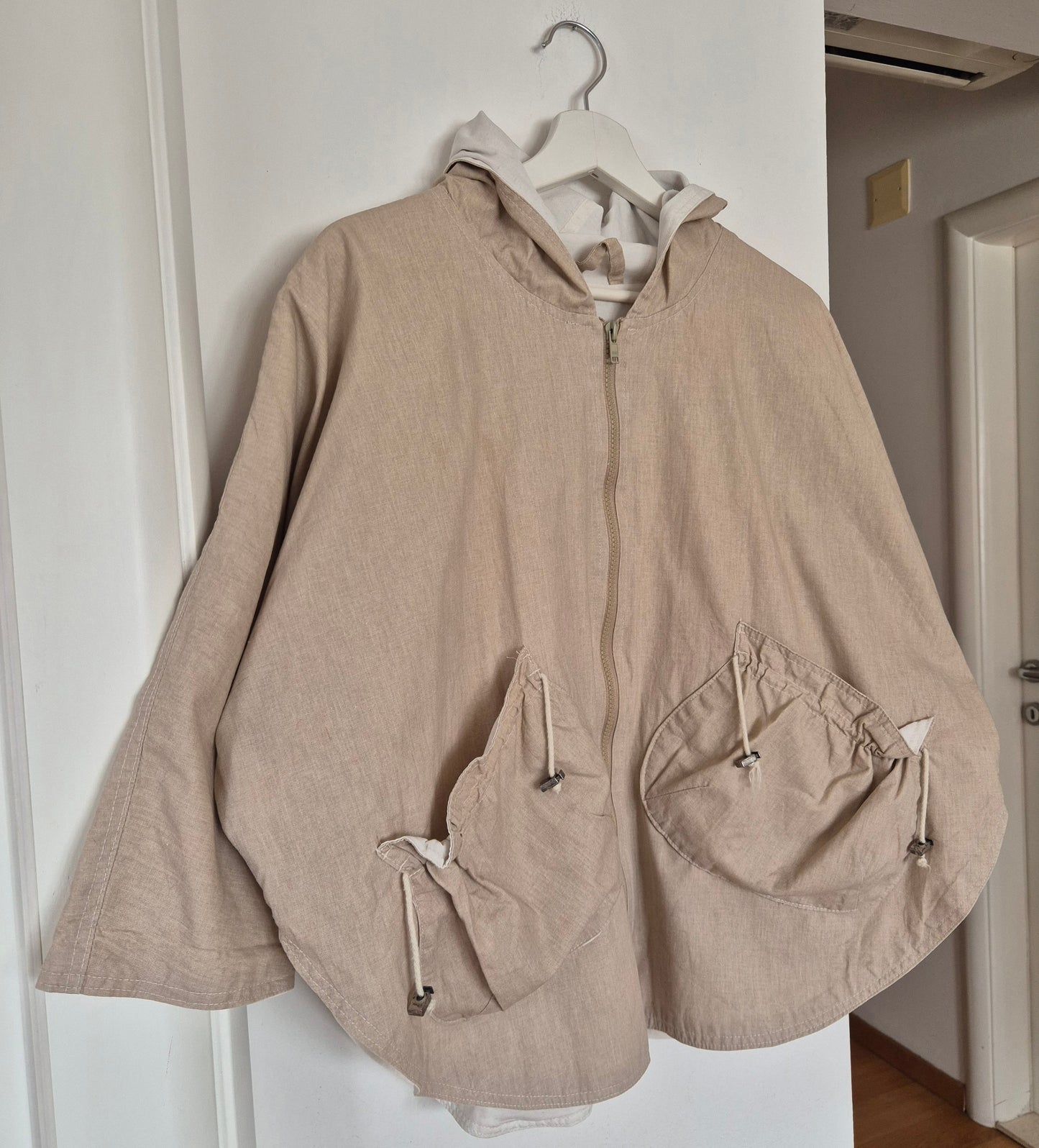 vintage jakna/parka s neobičnim džepovima