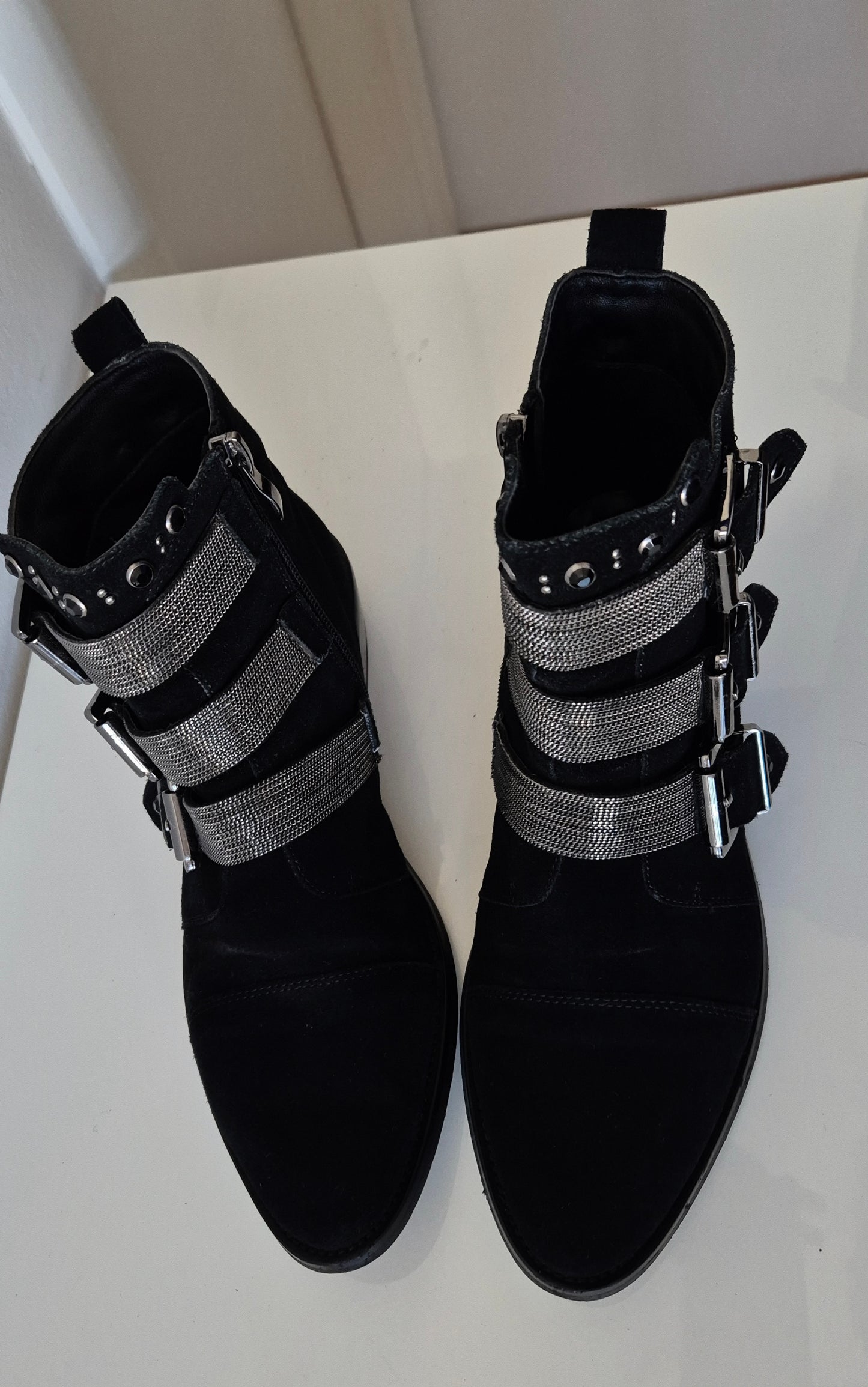 ALMA EN PENA čizme, brušena koža, 39/39.5