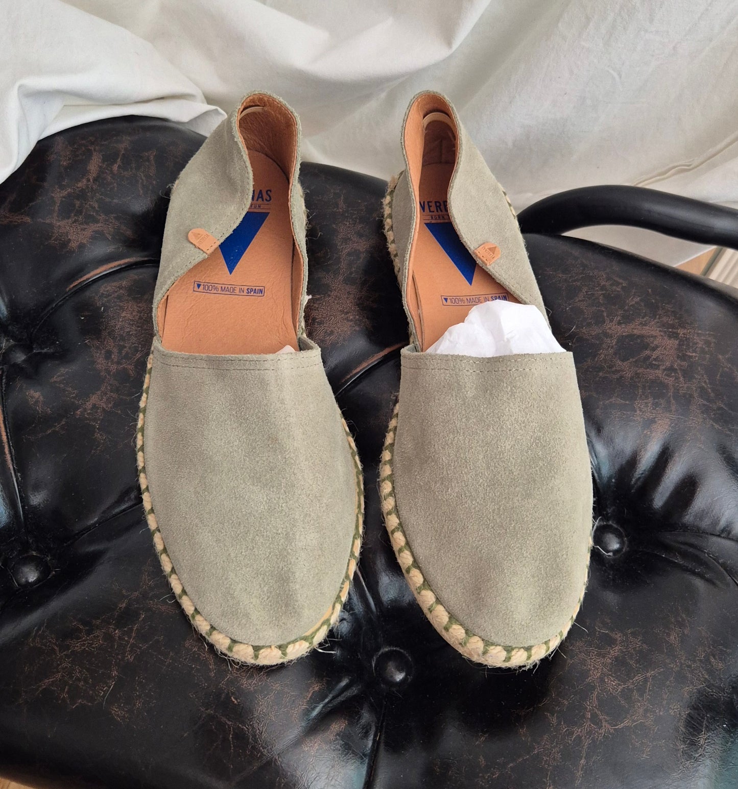 VERBENAS espadrile, koža, za 40 / 40.5