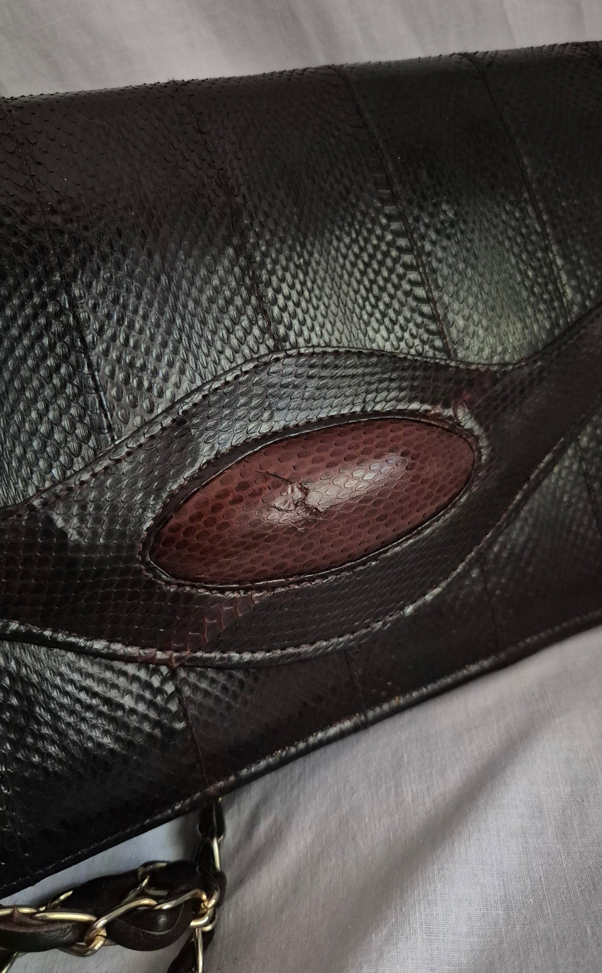 very vintage torba od zmijske kože
