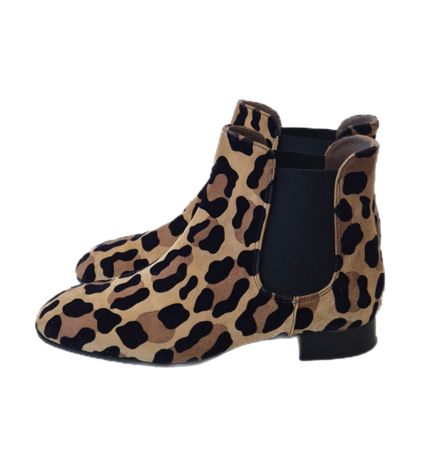 ROSSI čizme, brušena koža leopard uzorka, broj 39