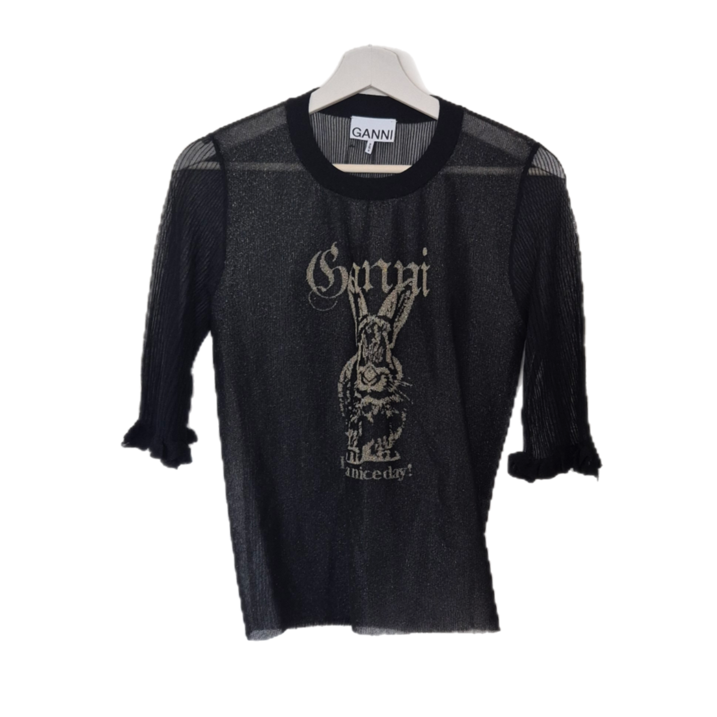GANNI mesh top, novi 🖤