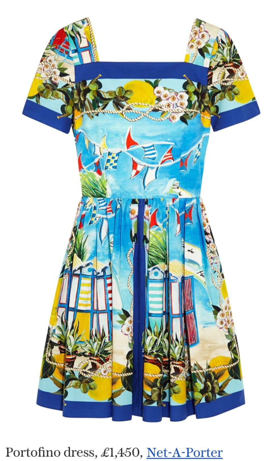 DOLCE & GABBANA prekrasna haljina, Portofino limitirana kolekcija