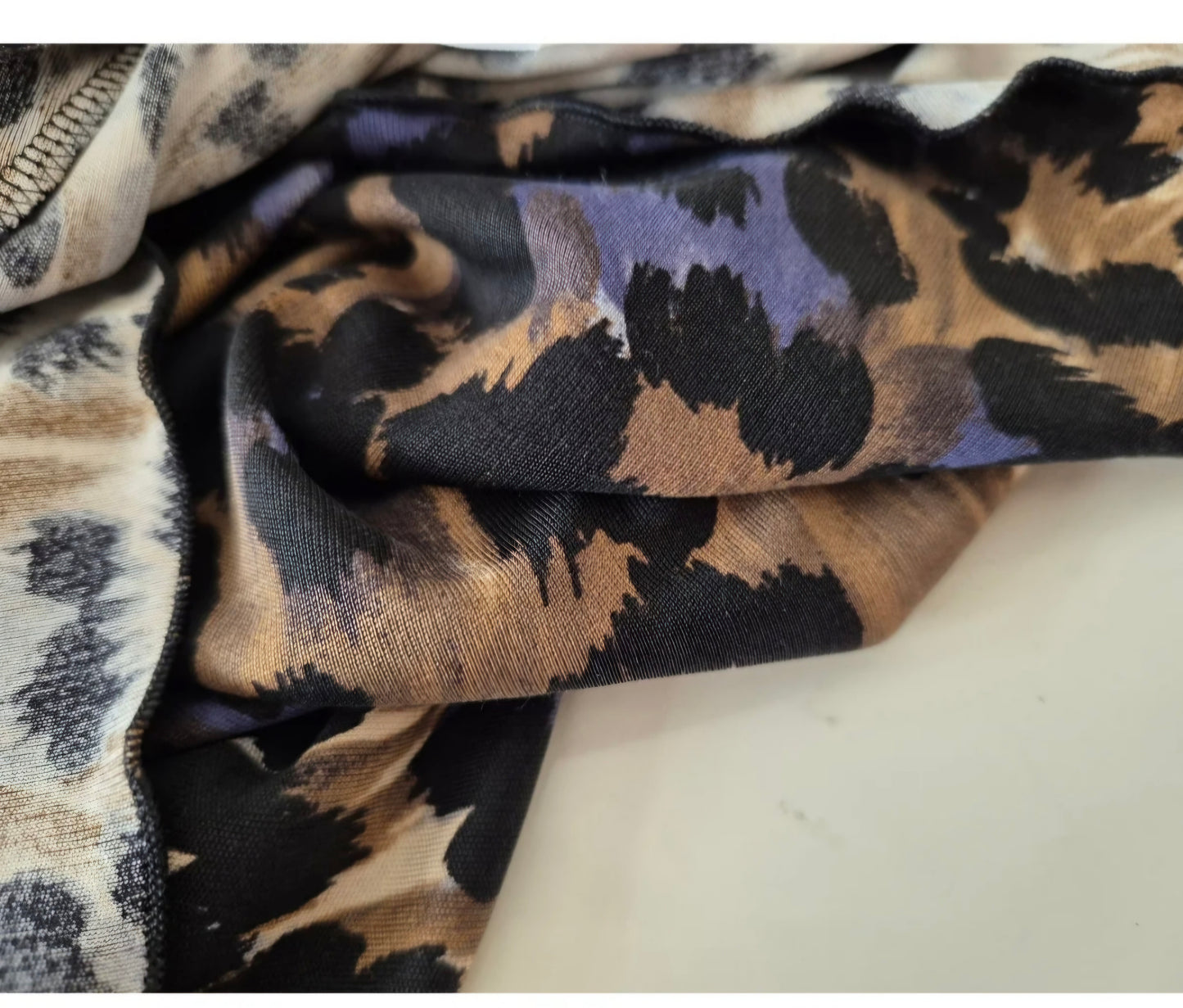 BLUMARINE leopard haljina, 100% svila