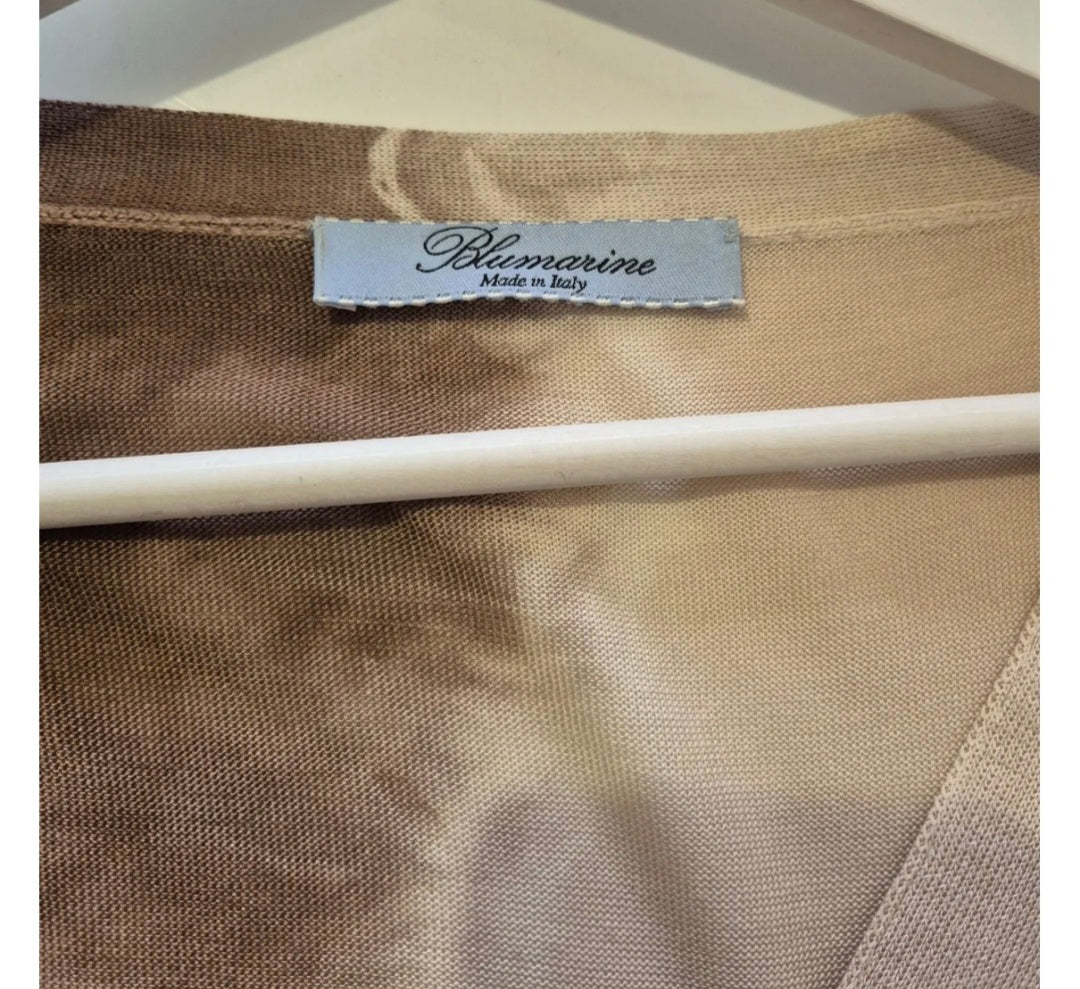 BLUMARINE kardigan, lagano pletivo od svile ili svile-pamuka