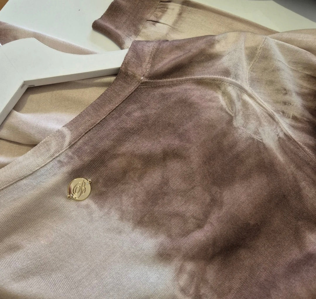 BLUMARINE kardigan, lagano pletivo od svile ili svile-pamuka