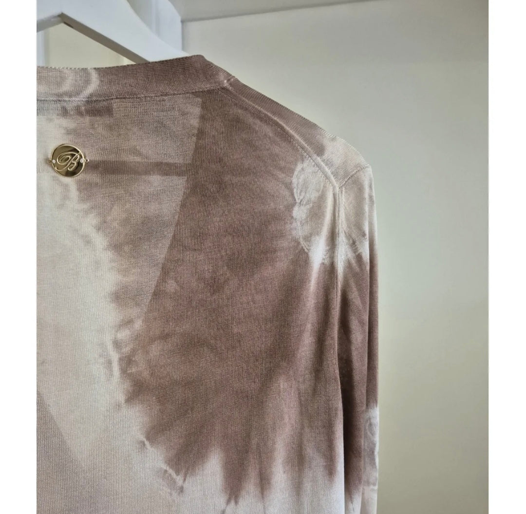 BLUMARINE kardigan, lagano pletivo od svile ili svile-pamuka