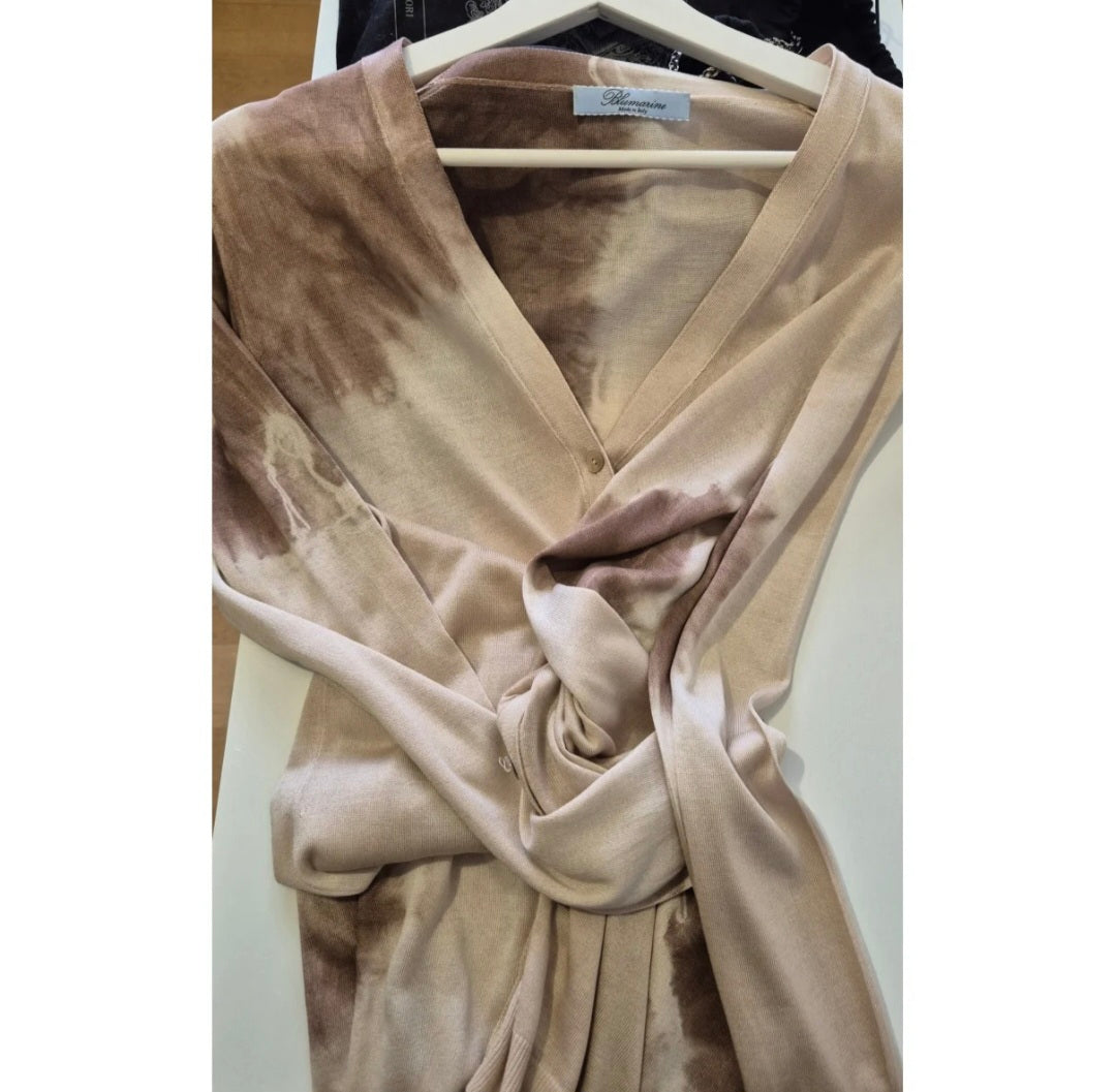 BLUMARINE kardigan, lagano pletivo od svile ili svile-pamuka