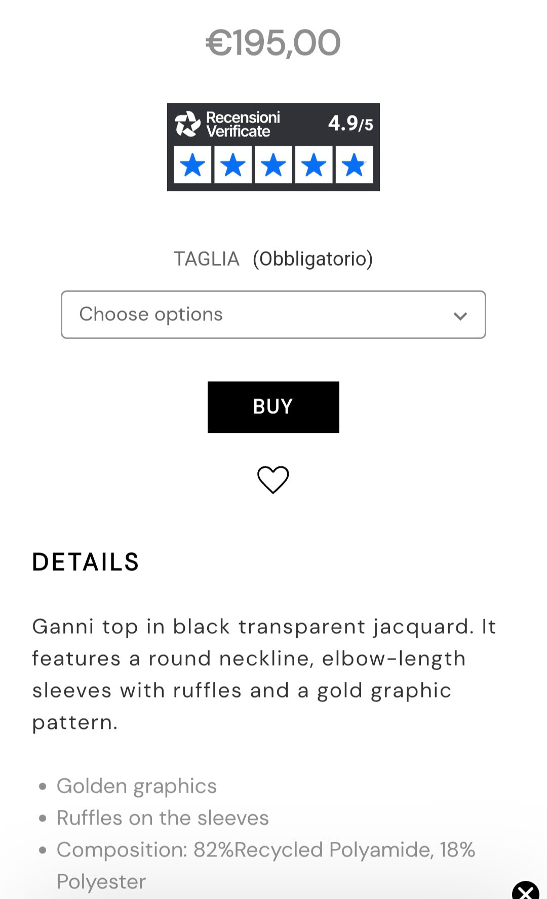 GANNI mesh top, novi 🖤