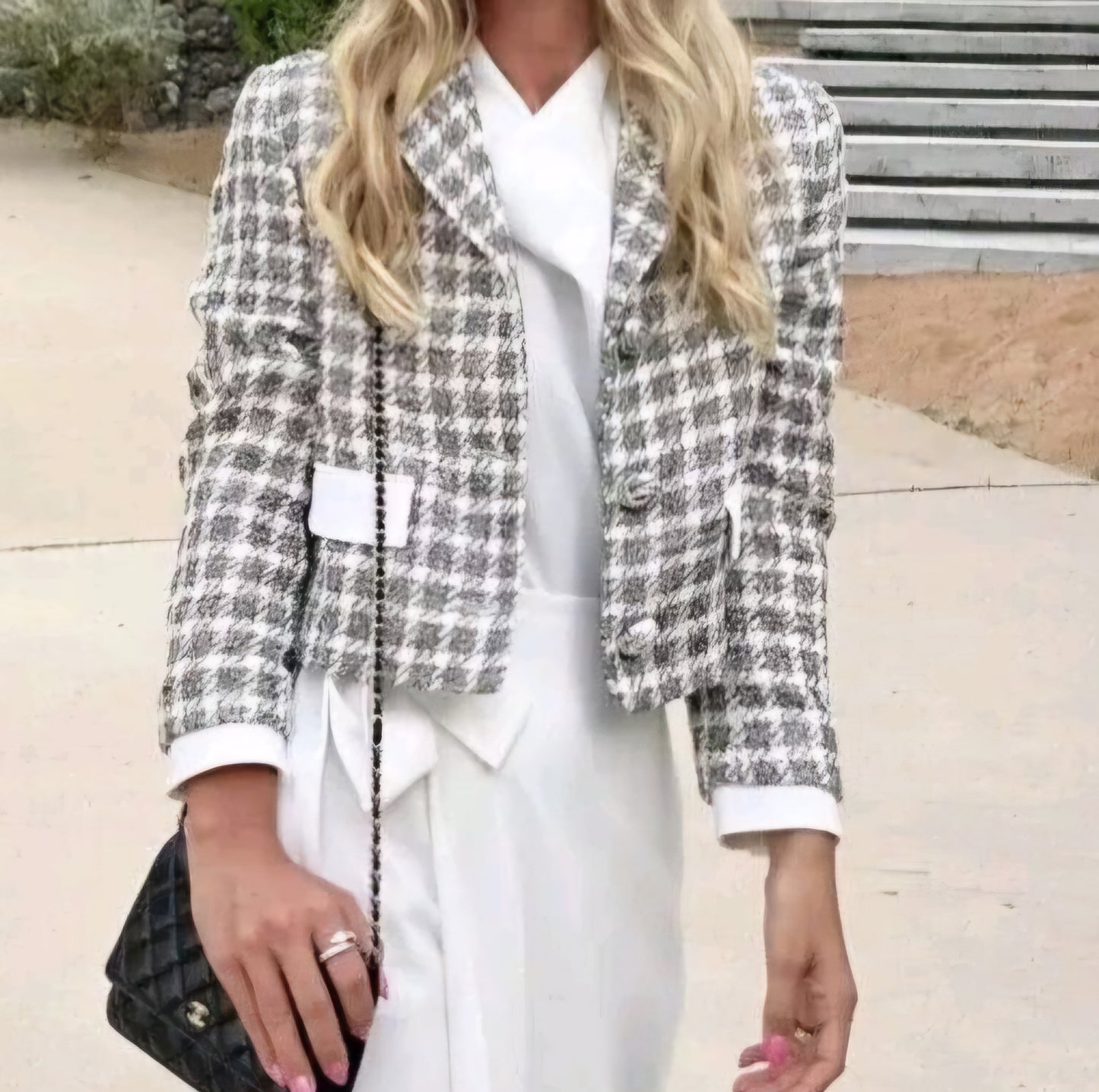 ZARA tweed jakna 🤍