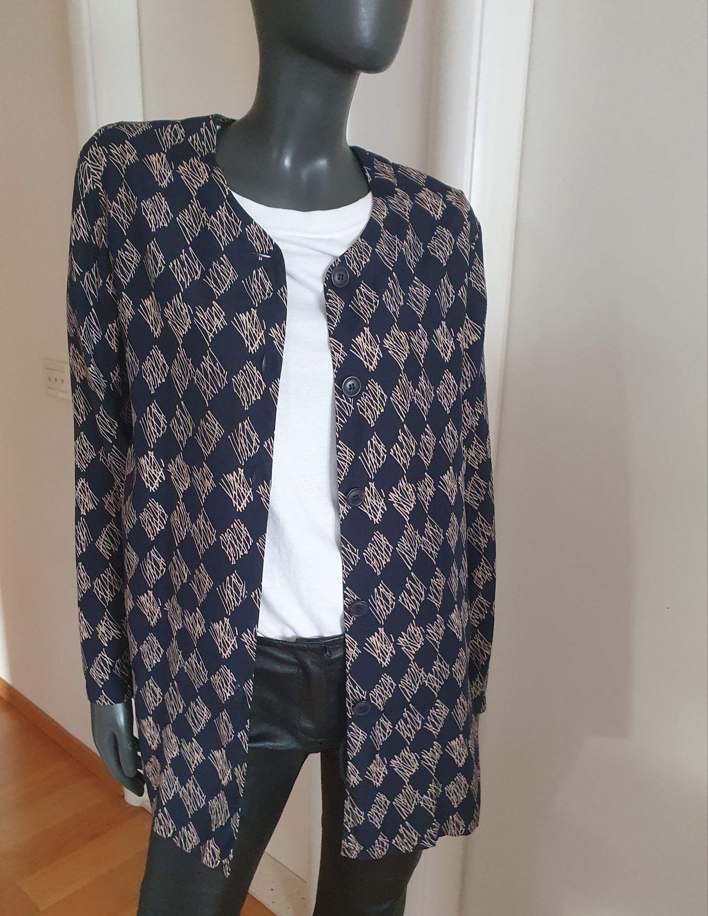 vintage jakna ili košulja, 100% svila